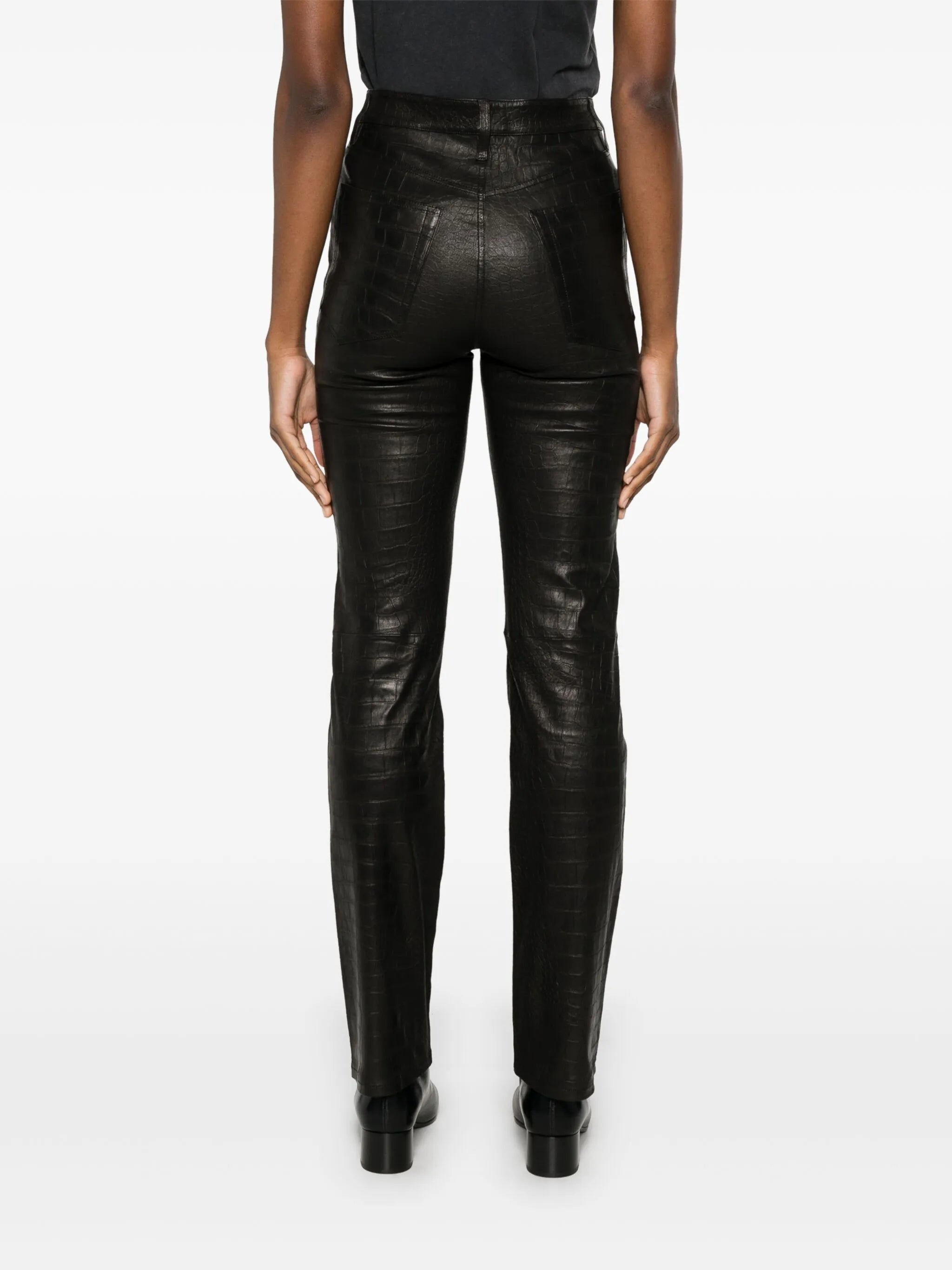 The Leather Ruler trousers