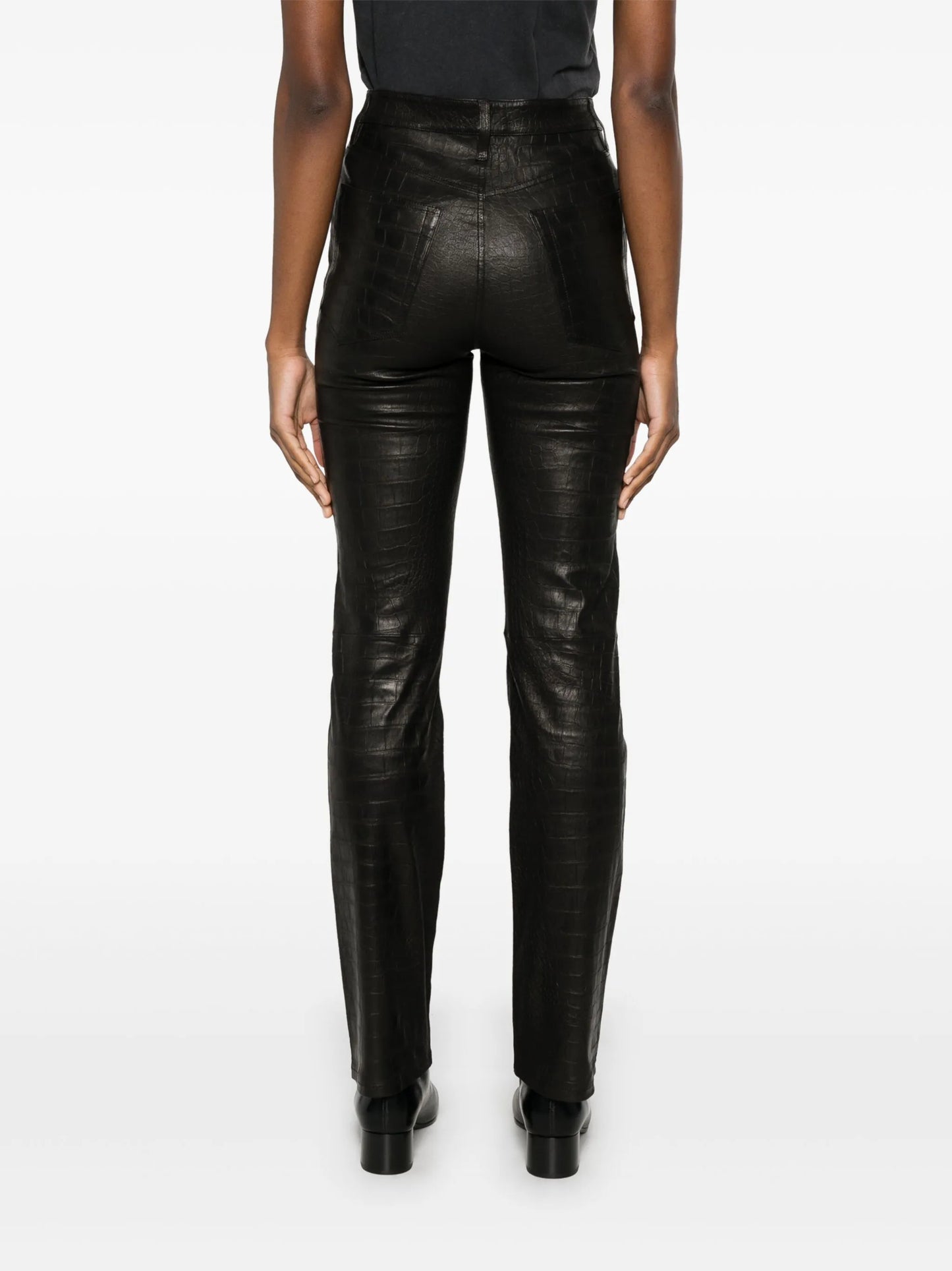 The Leather Ruler trousers