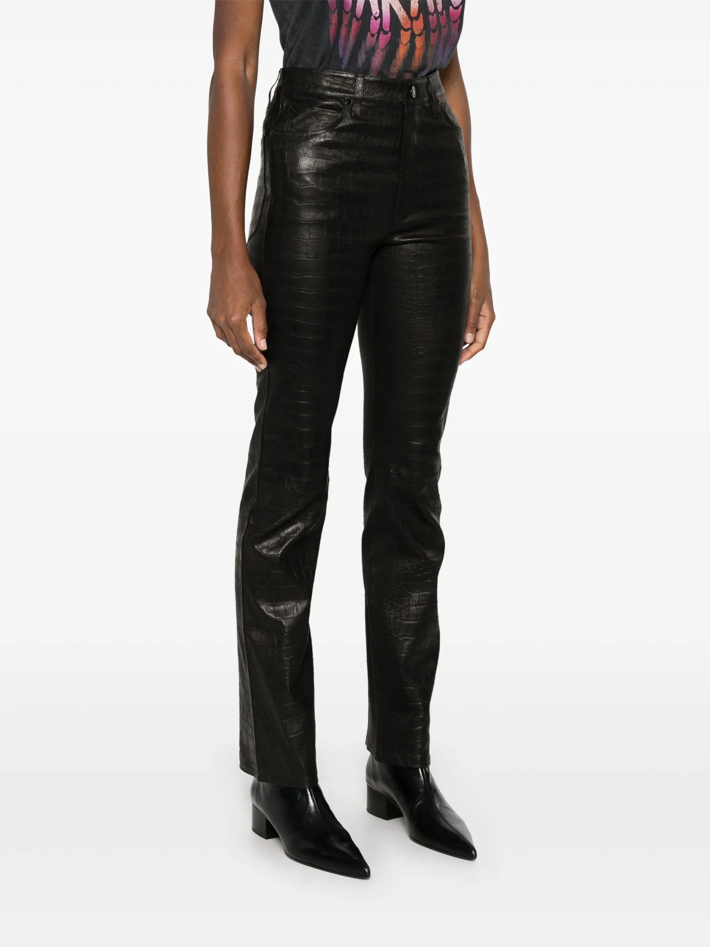 The Leather Ruler trousers