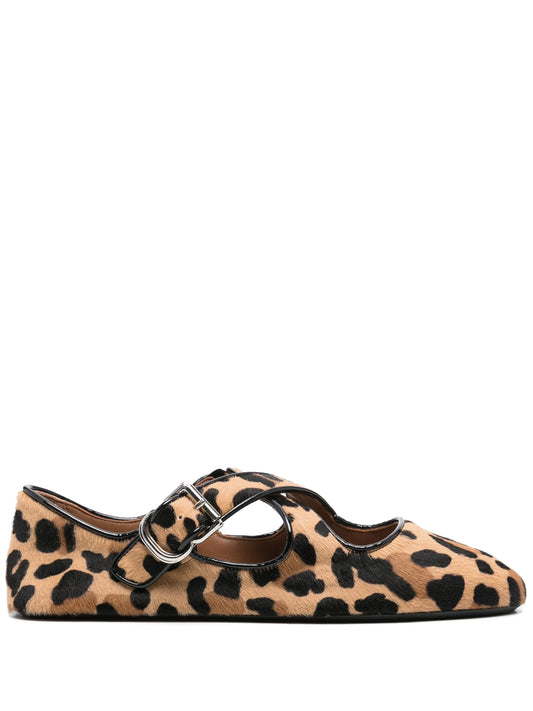 criss-cross ballet flats
