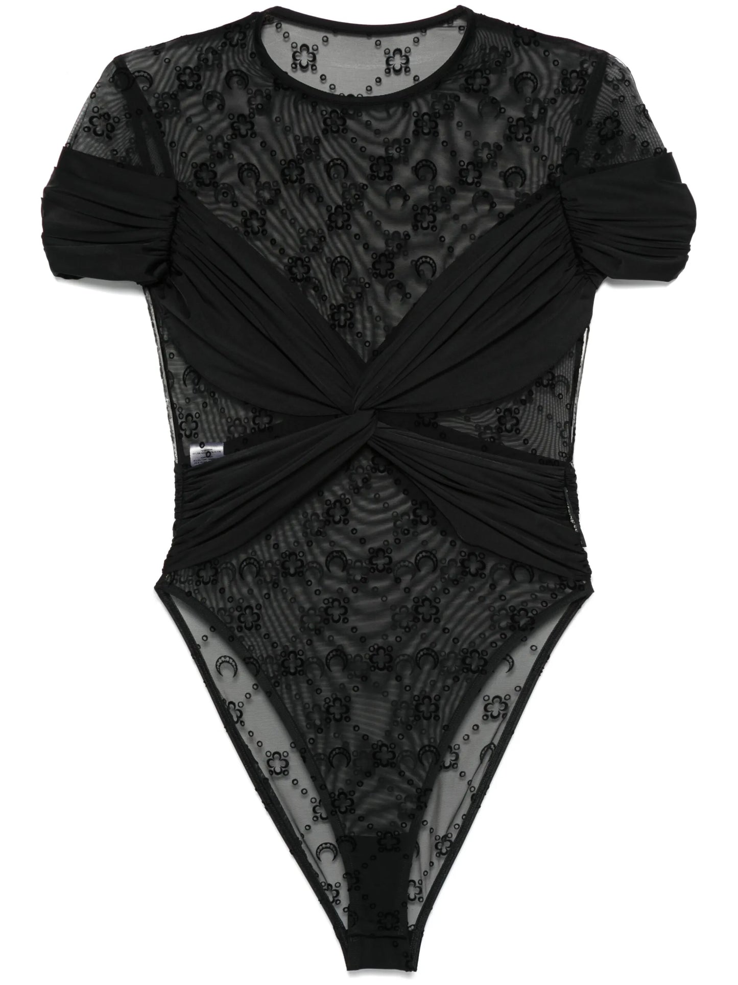 draped jersey bodysuit