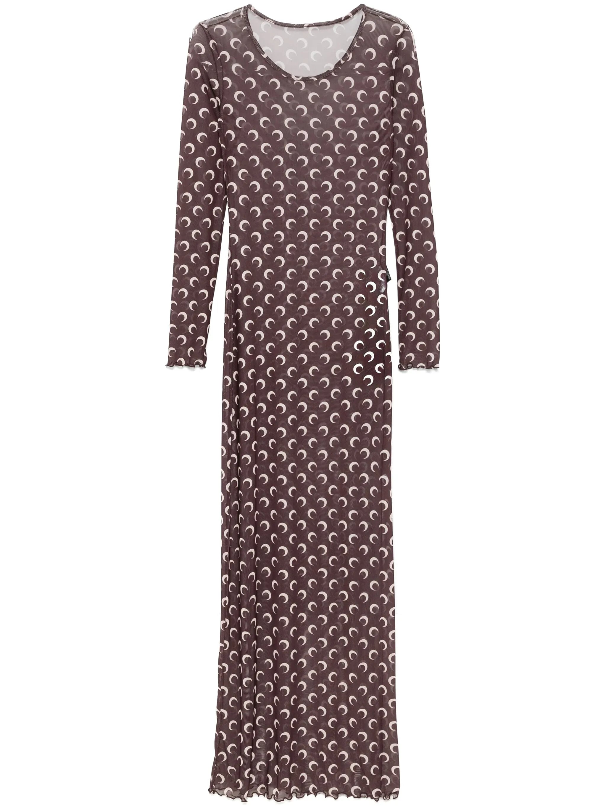 Moon-print maxi dress