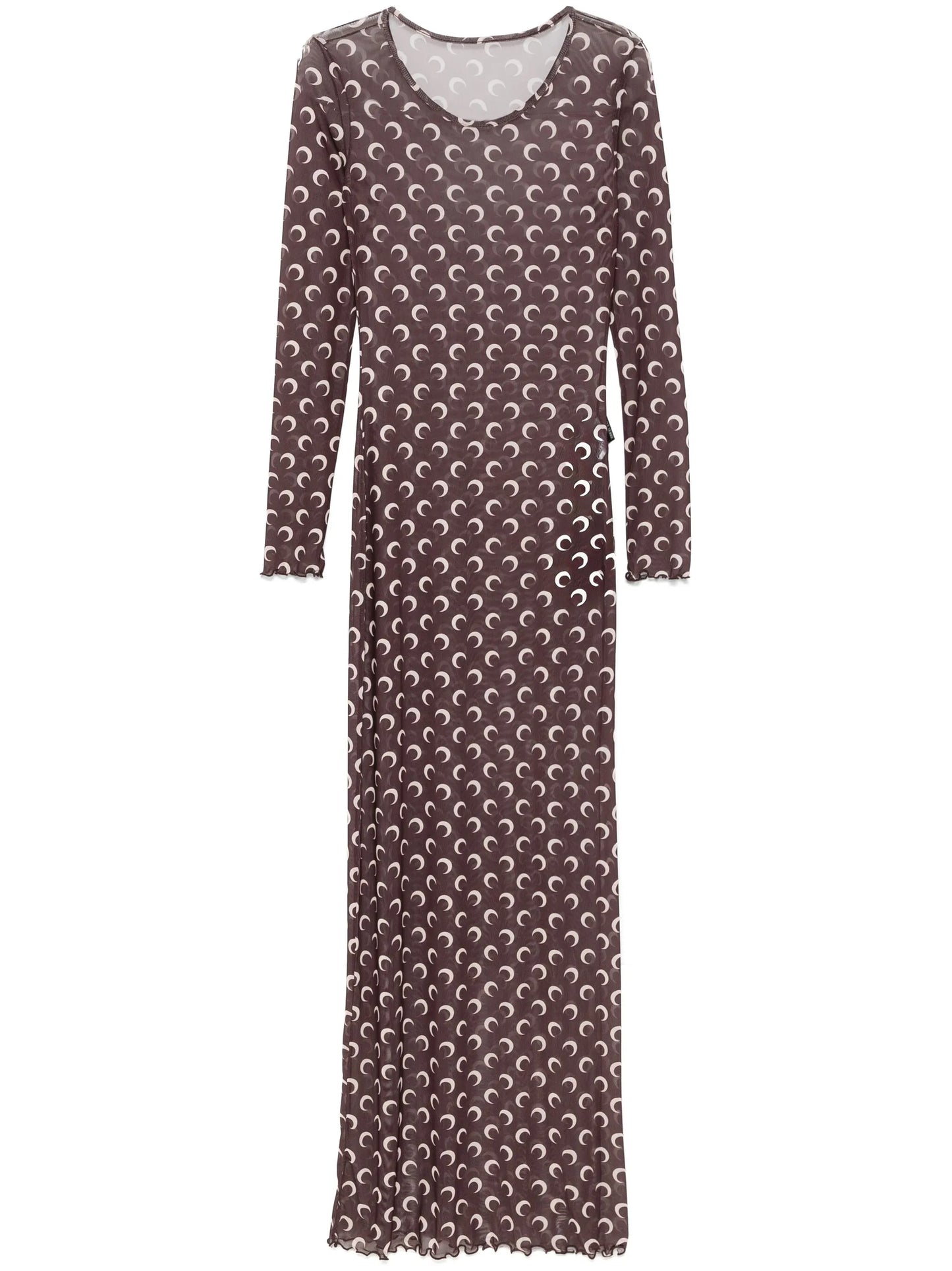 Moon-print maxi dress