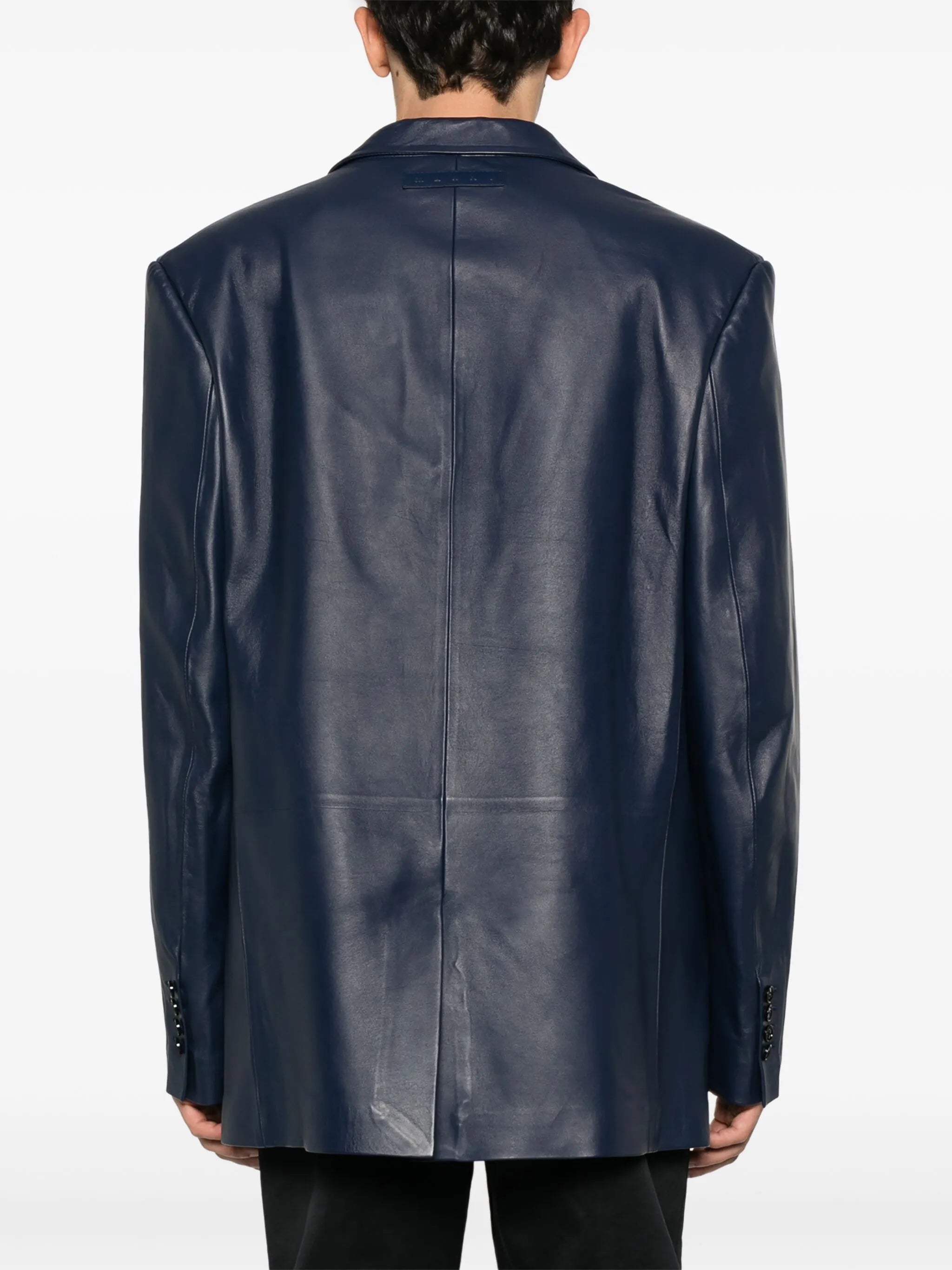 leather blazer
