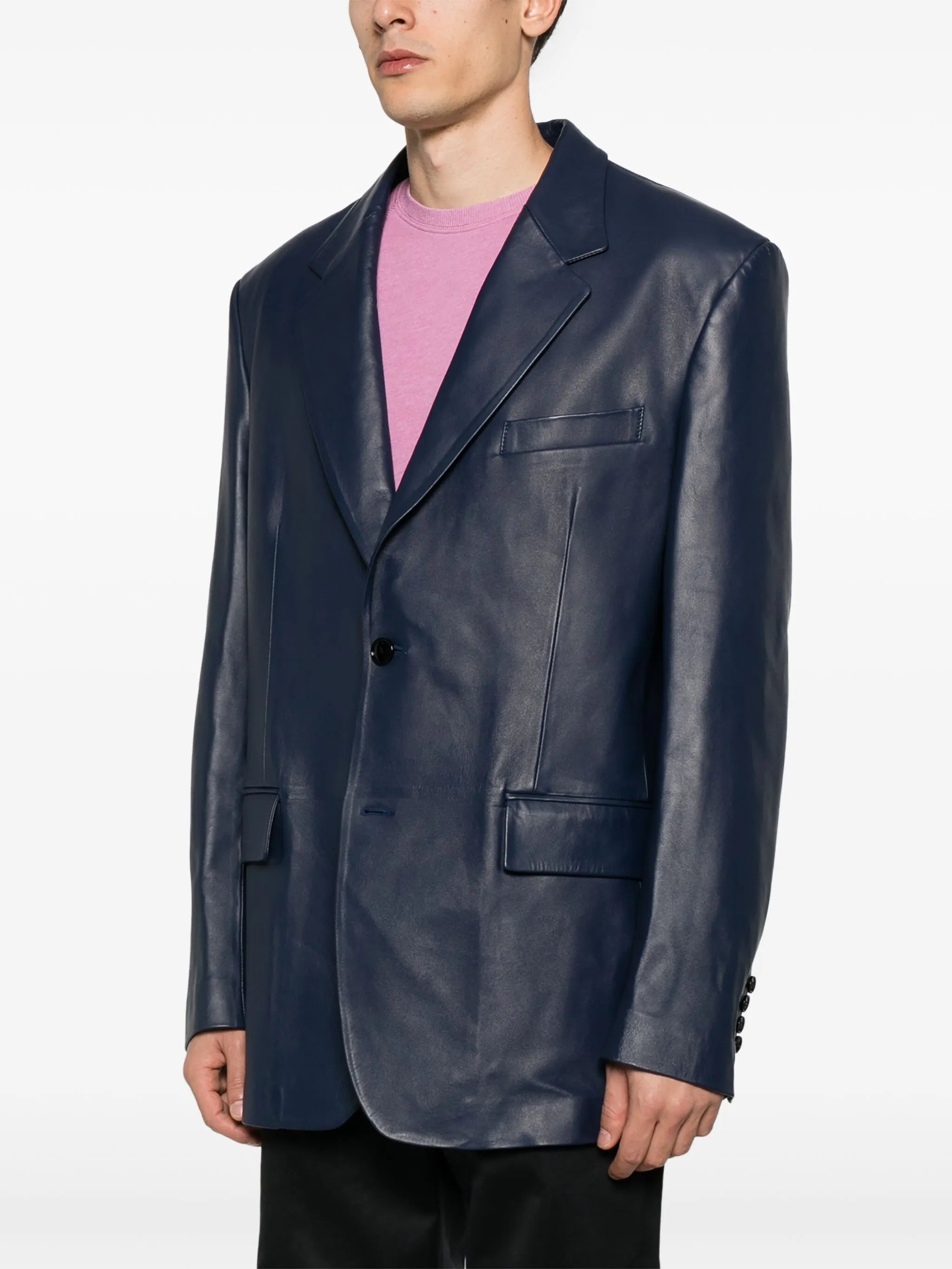 leather blazer