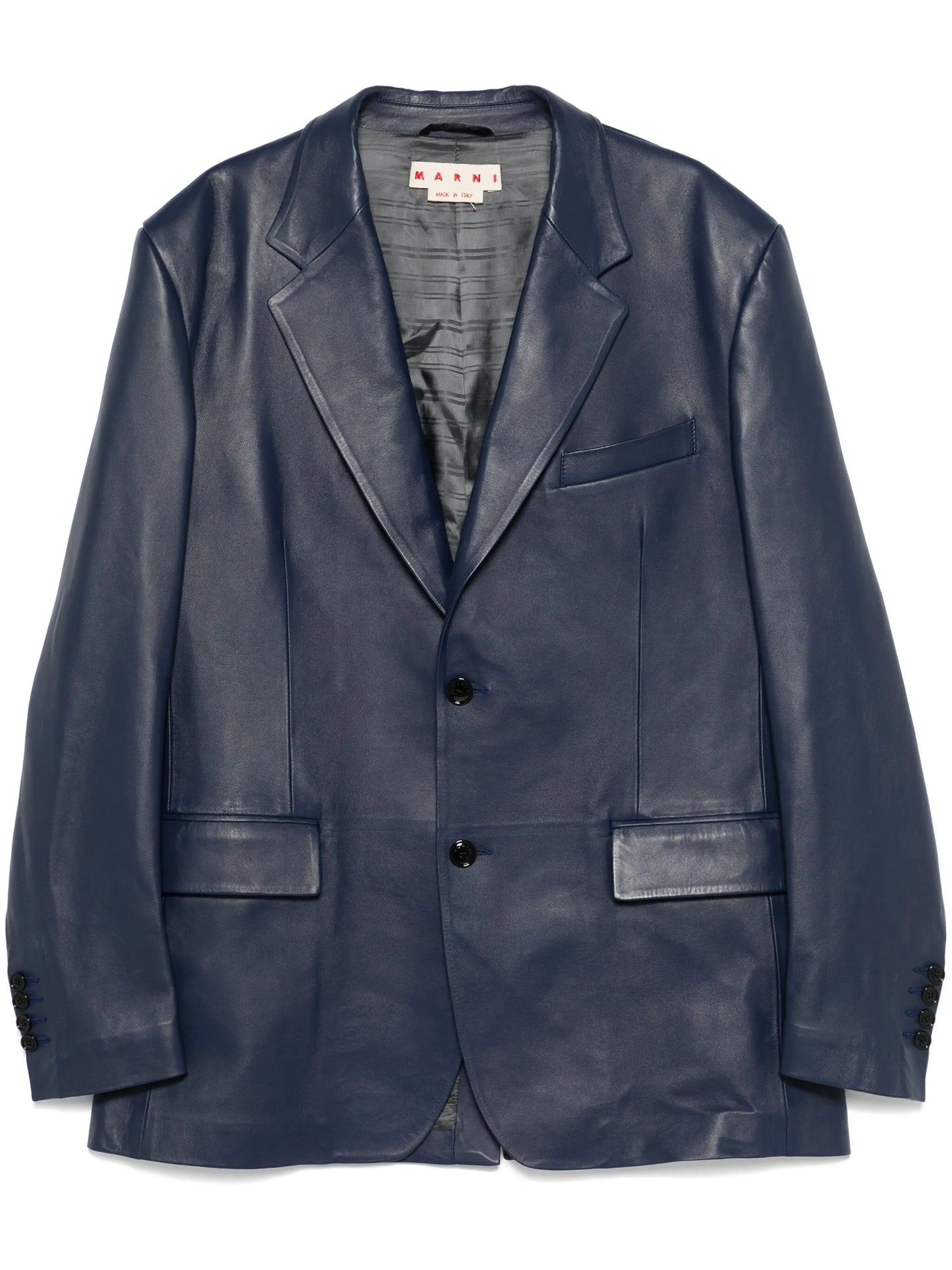 leather blazer