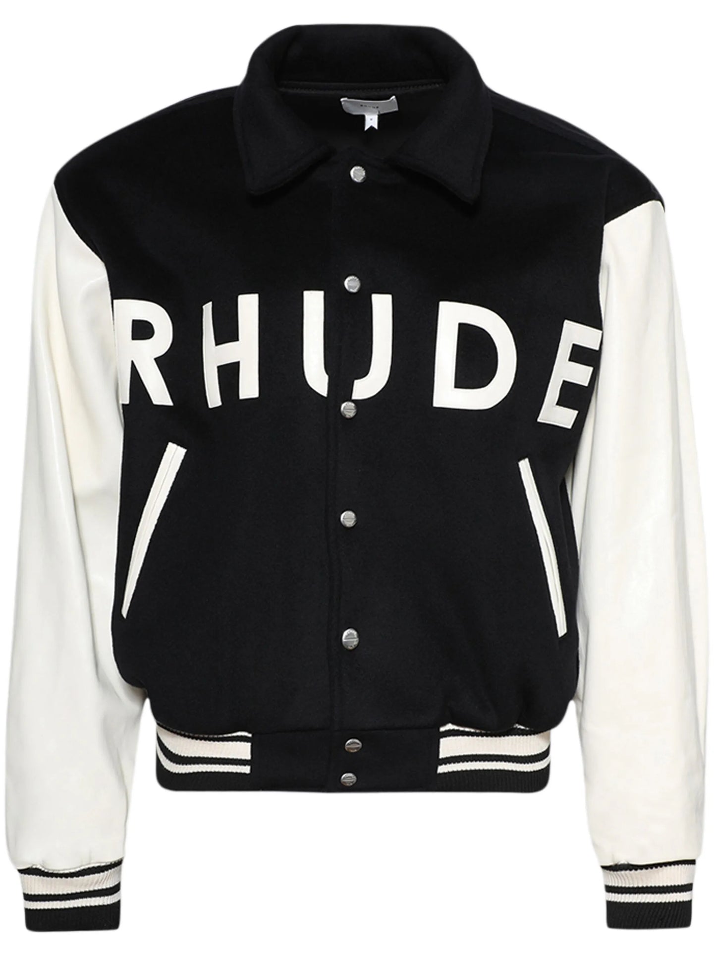Collegiate bomber jacket