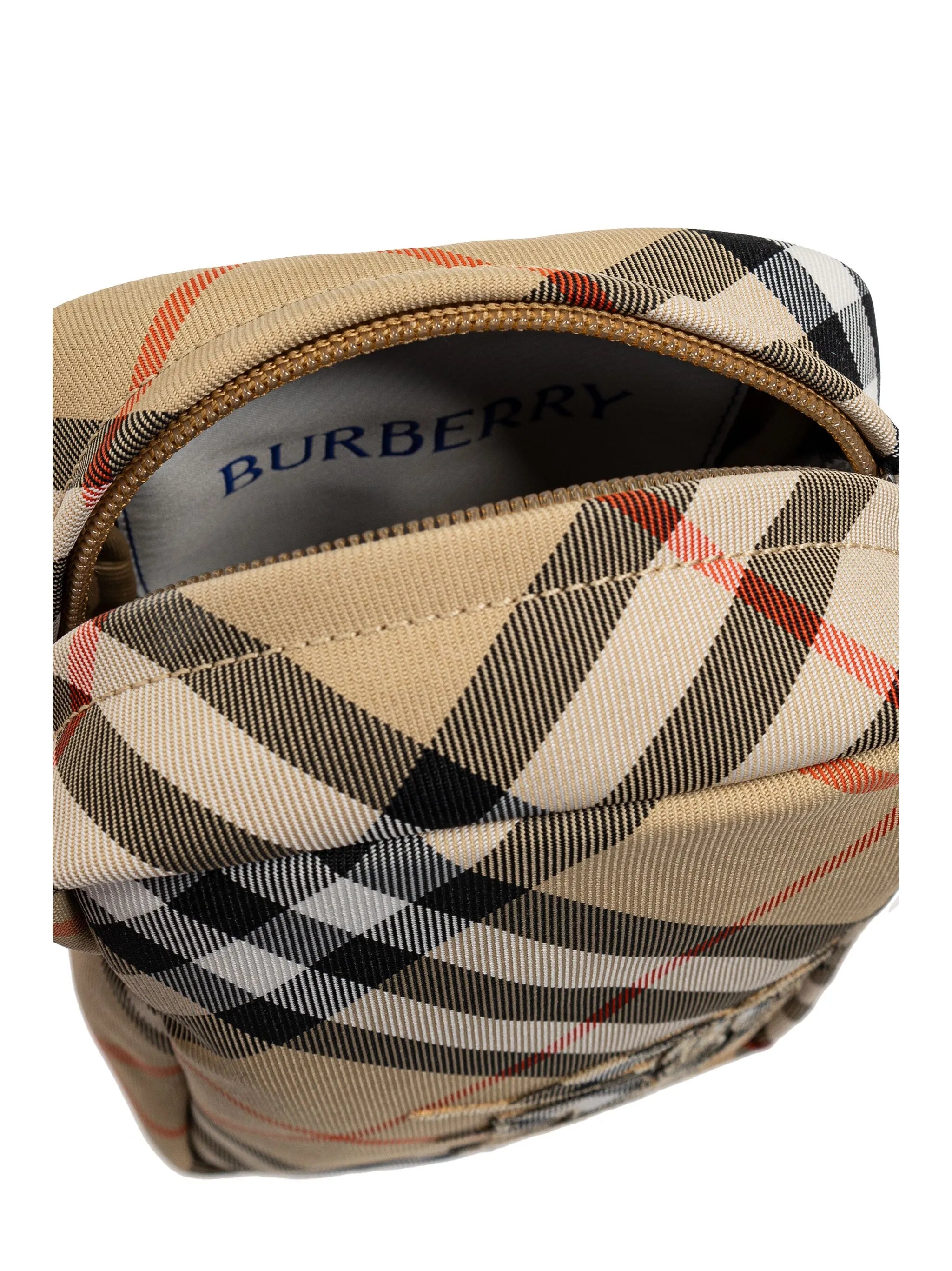 Check-pattern messenger bag