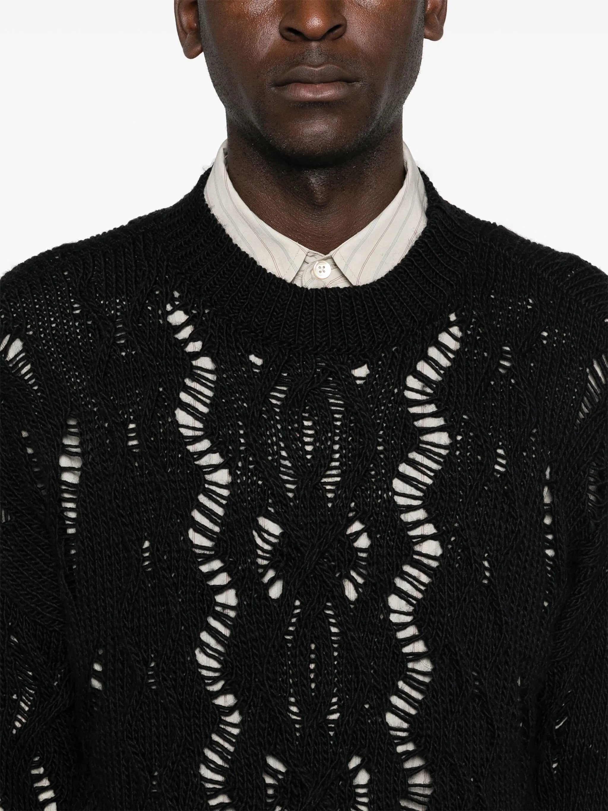 cable knit sweater