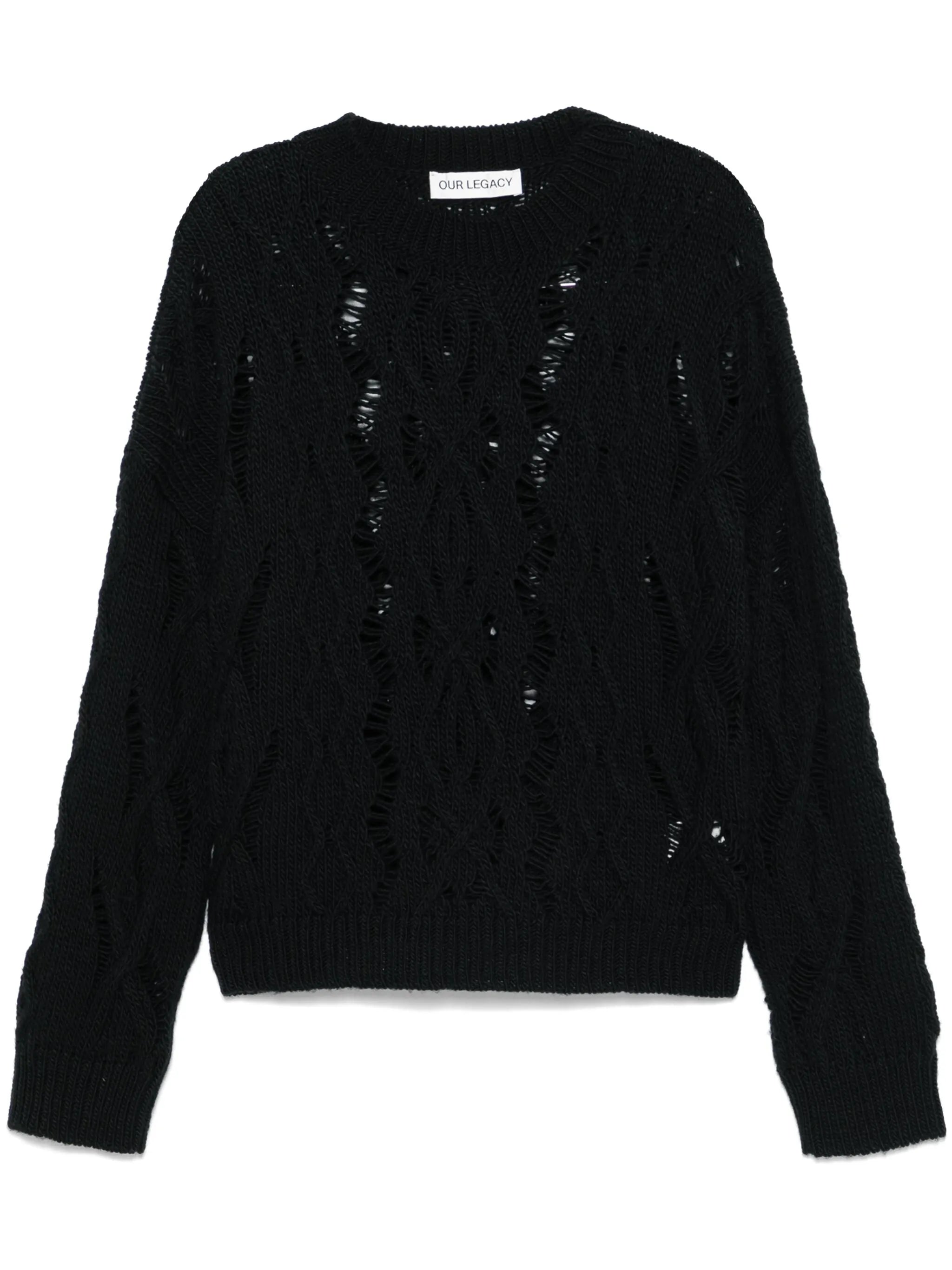 cable knit sweater