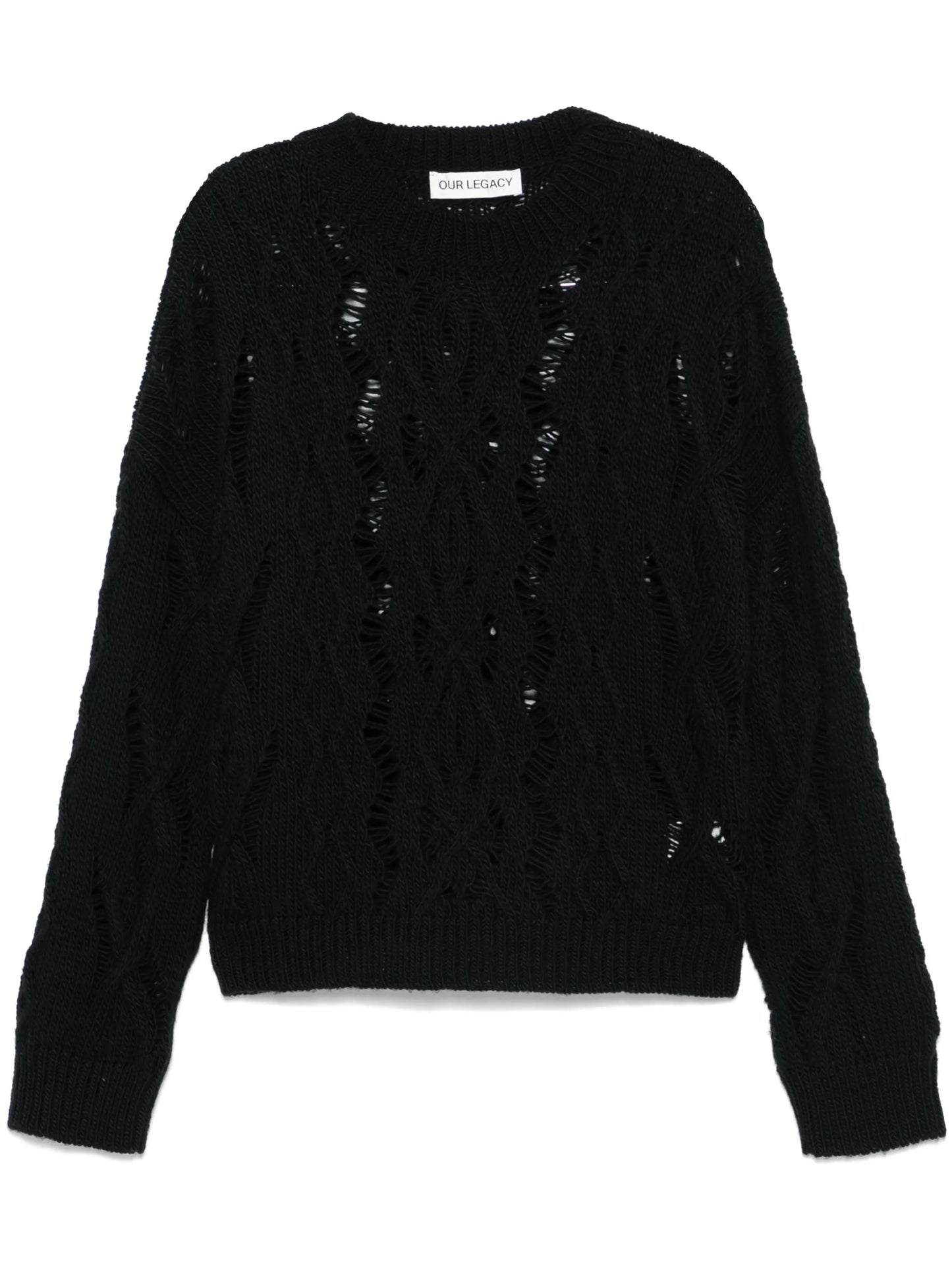 cable knit sweater