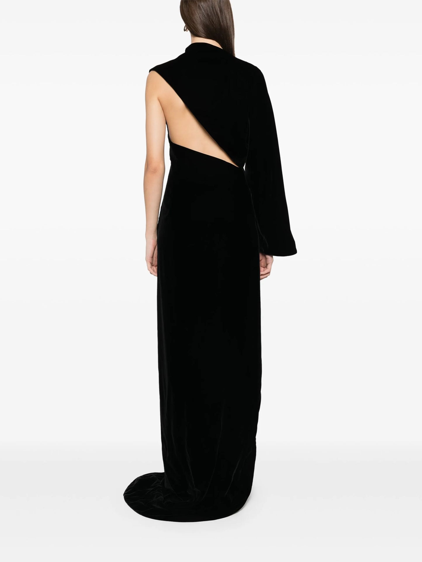 velvet maxi dress