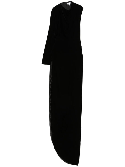 velvet maxi dress