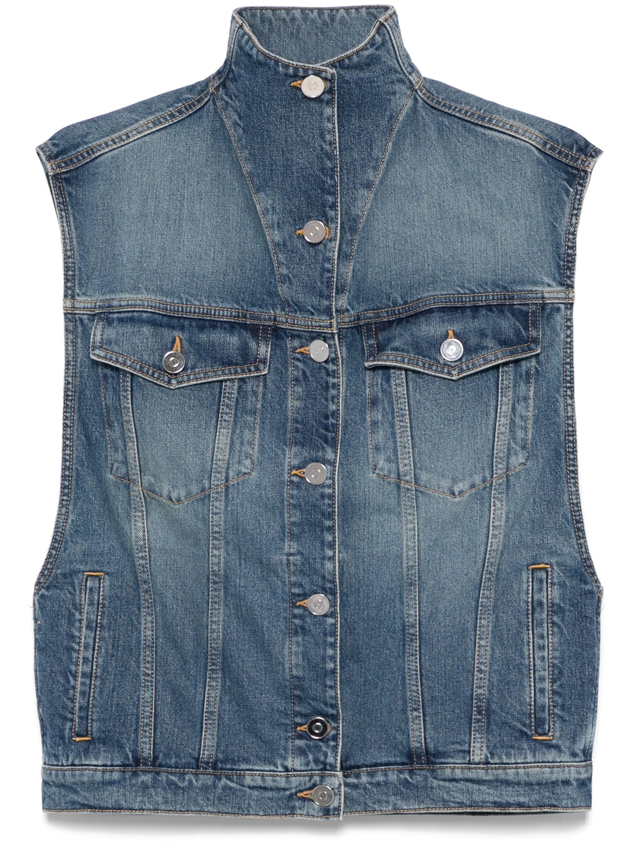 denim vest