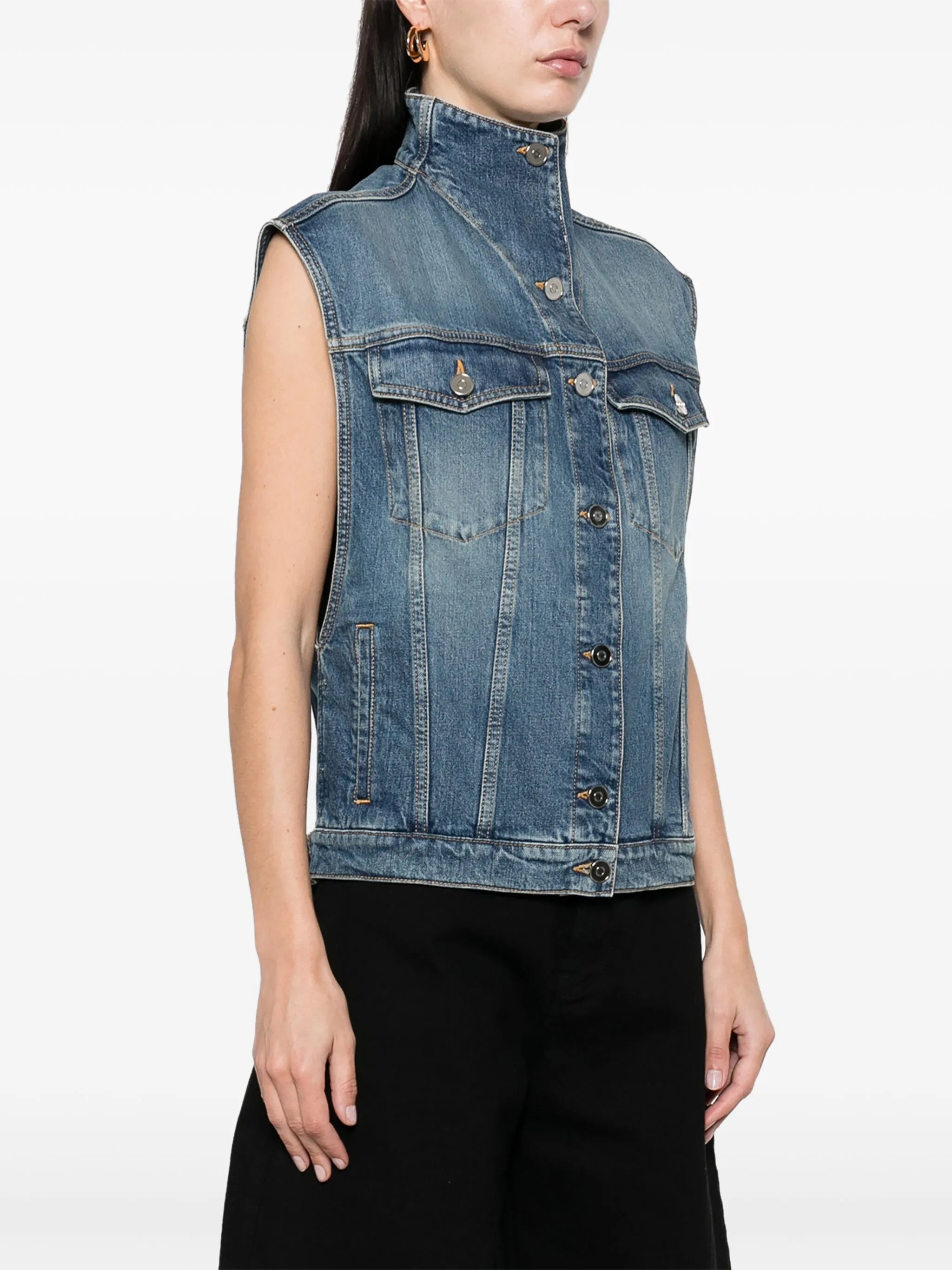 denim vest