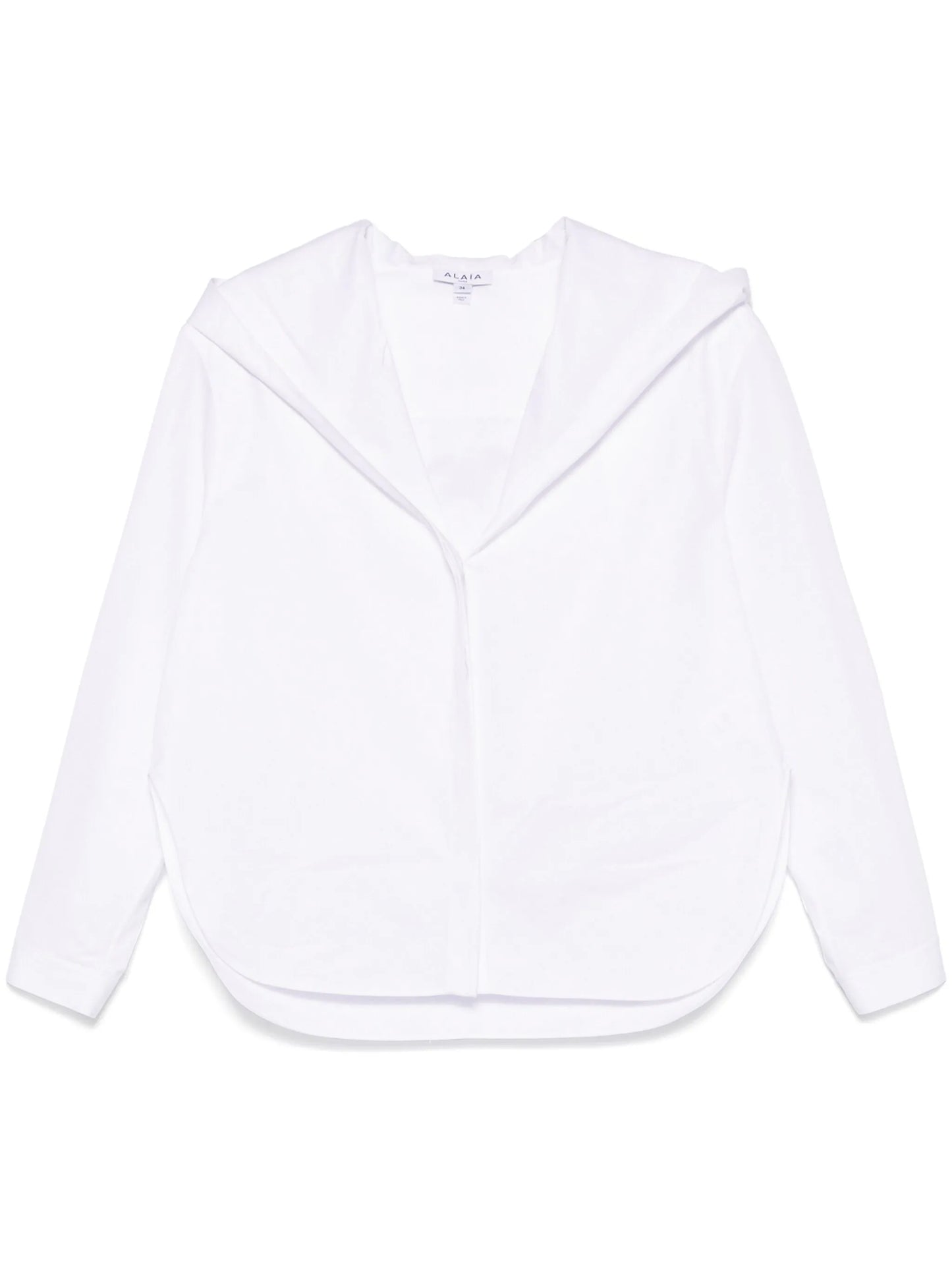 poplin hooded shirt