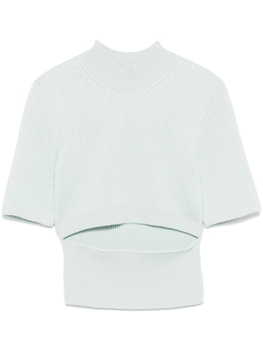 ribbed T-shirt