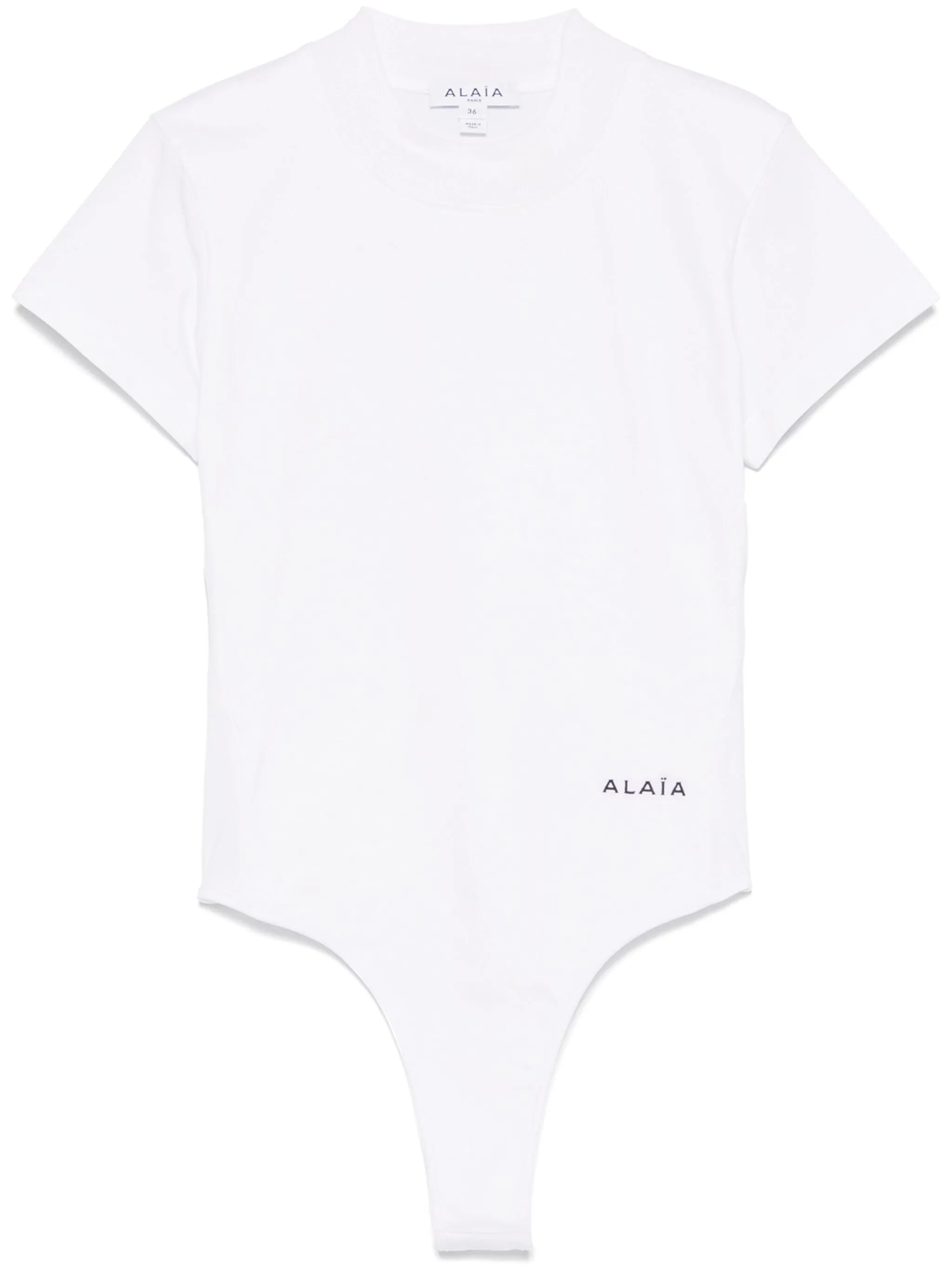 logo-embroidered bodysuit