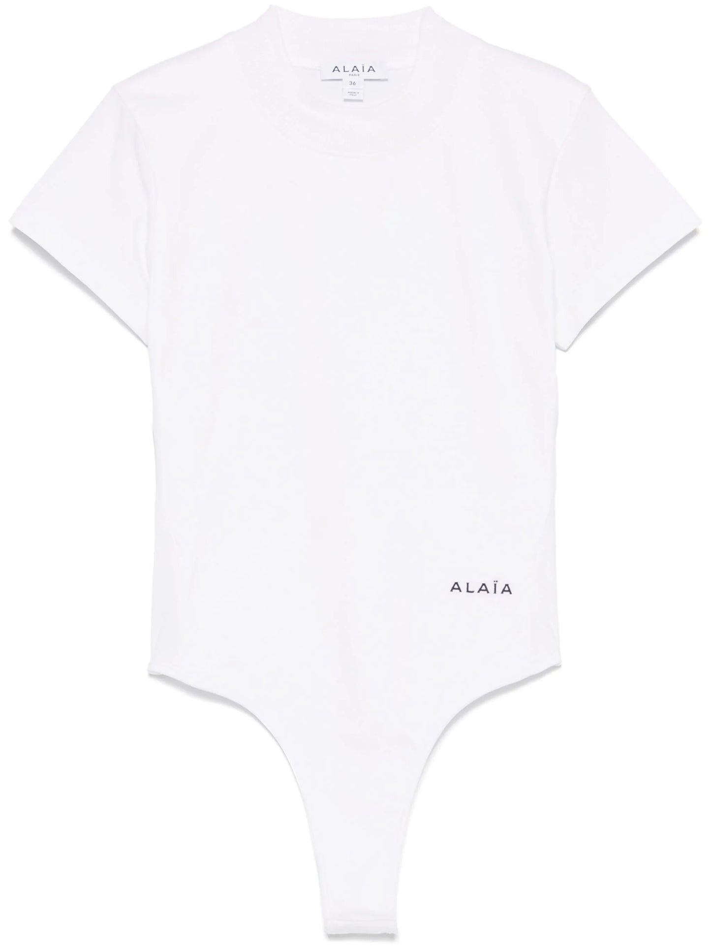 logo-embroidered bodysuit
