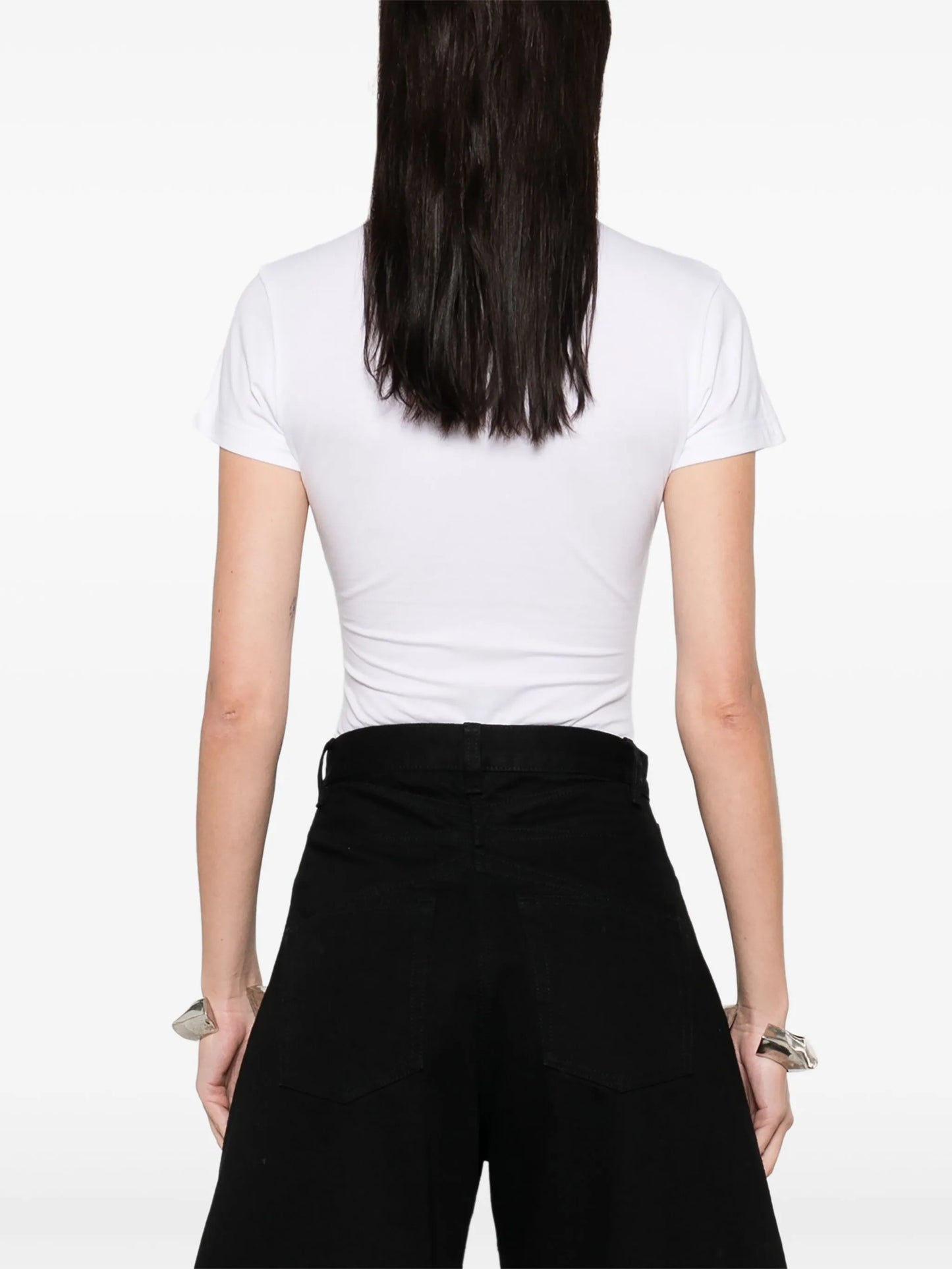 logo-embroidered bodysuit