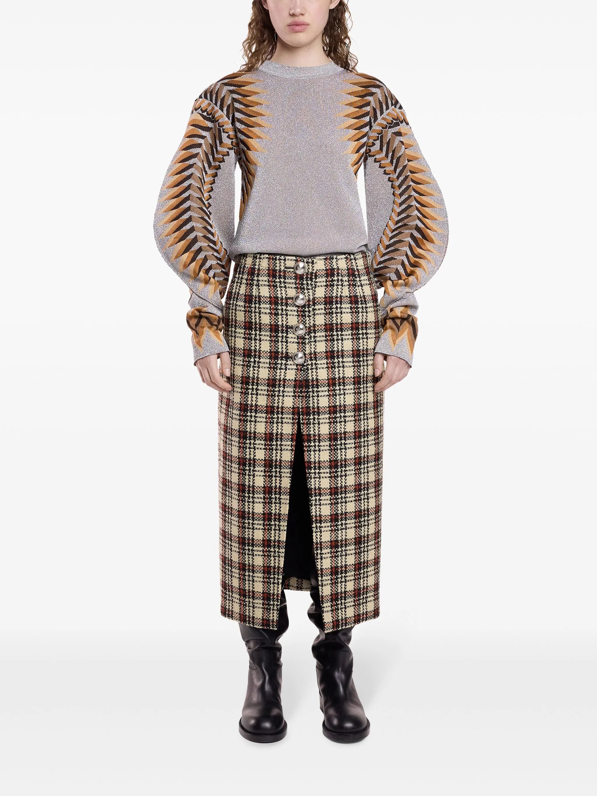 jacquard sweater