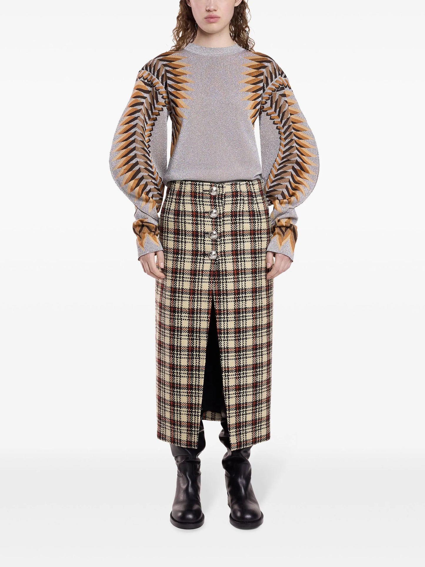 jacquard sweater