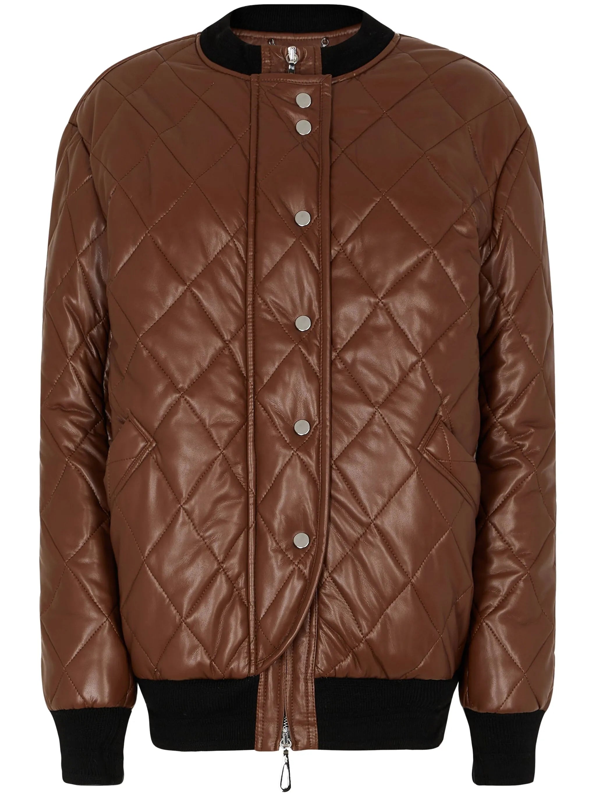 long quilted blouson
