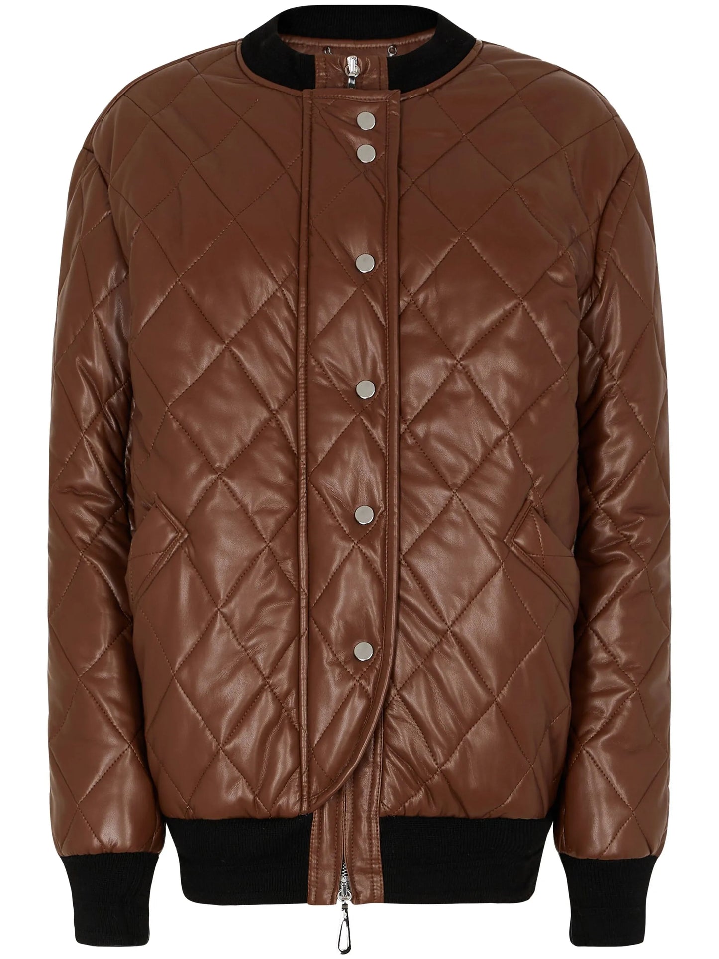 long quilted blouson
