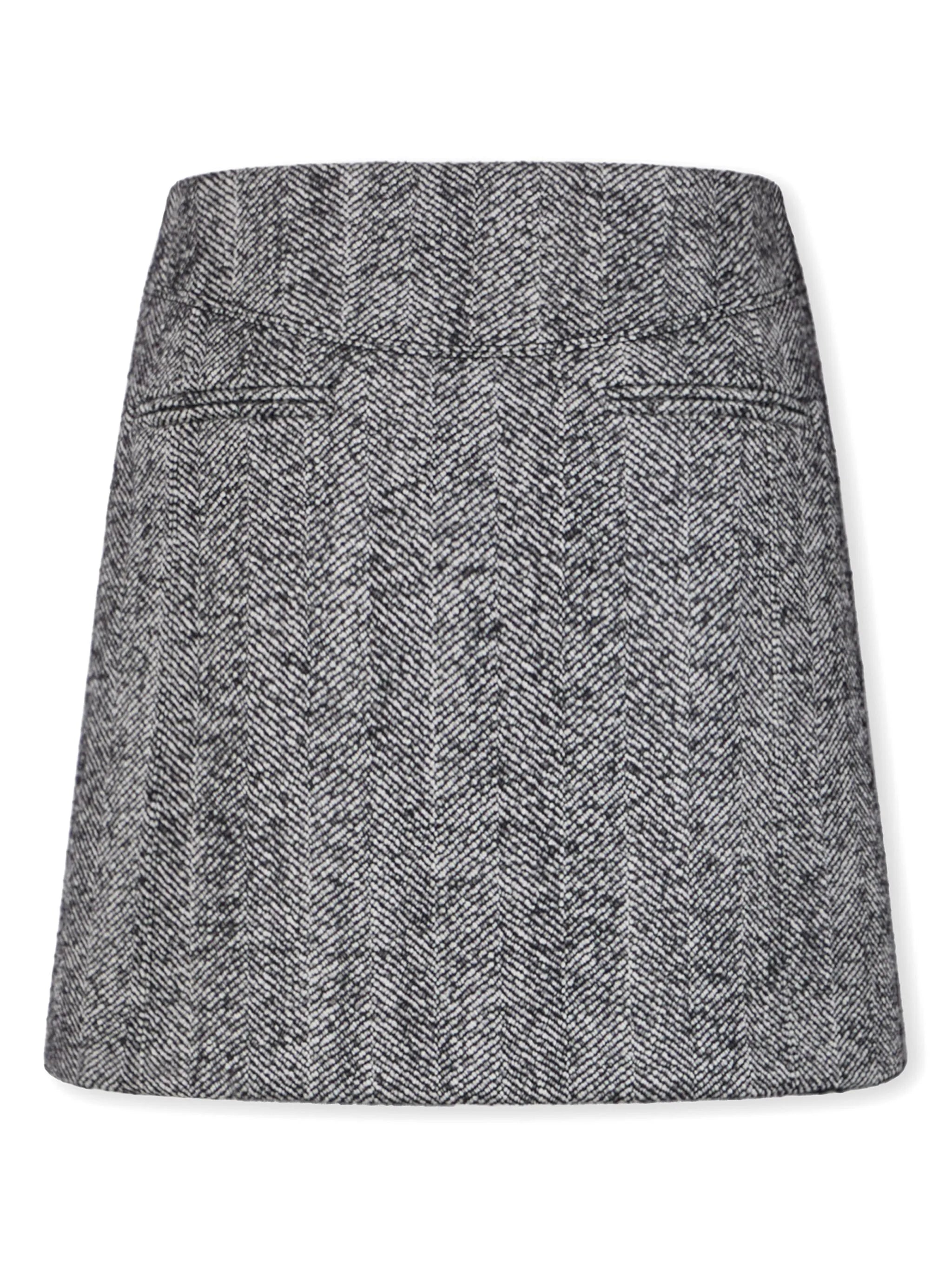 herringbone skirt