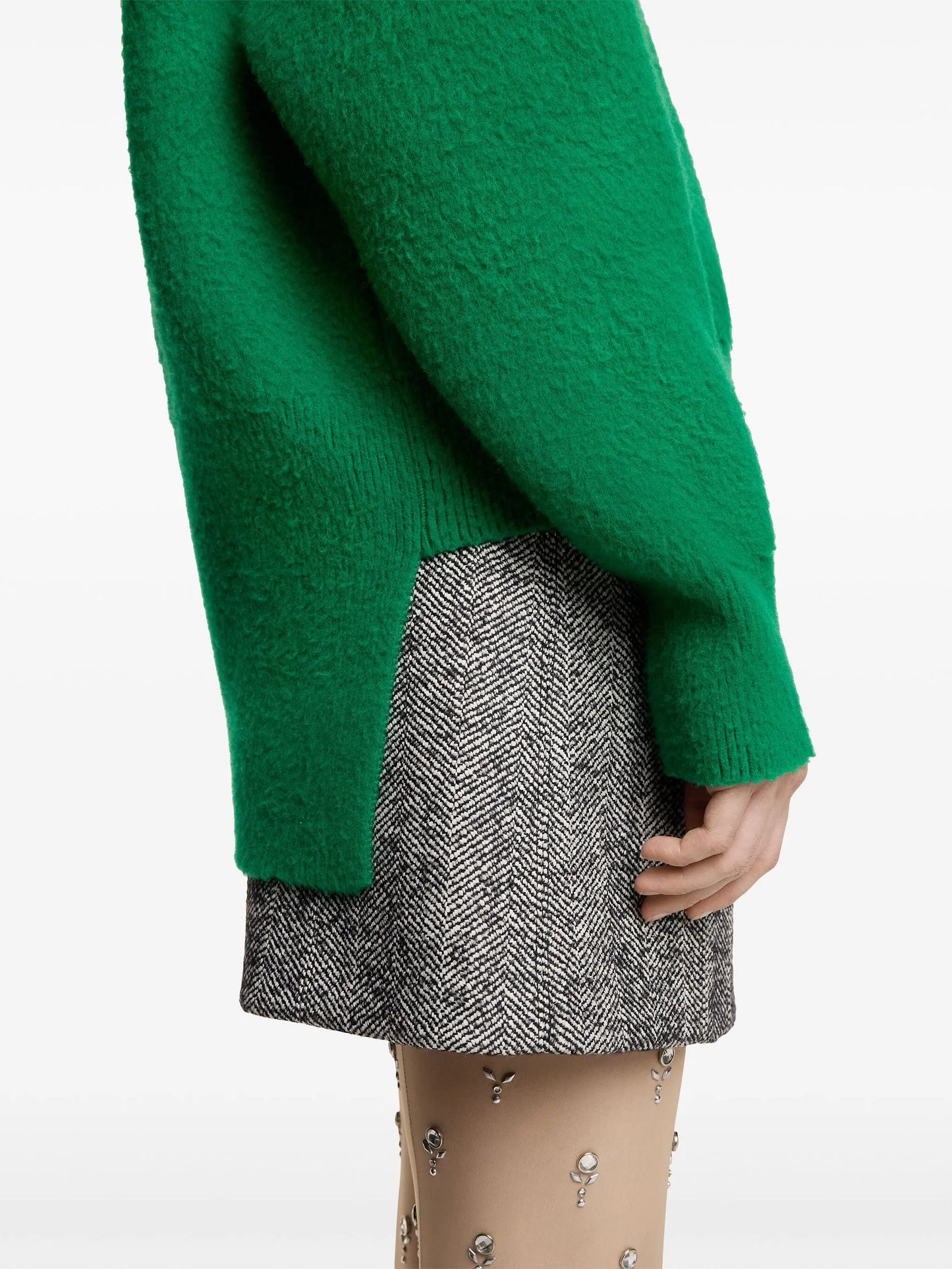 herringbone skirt