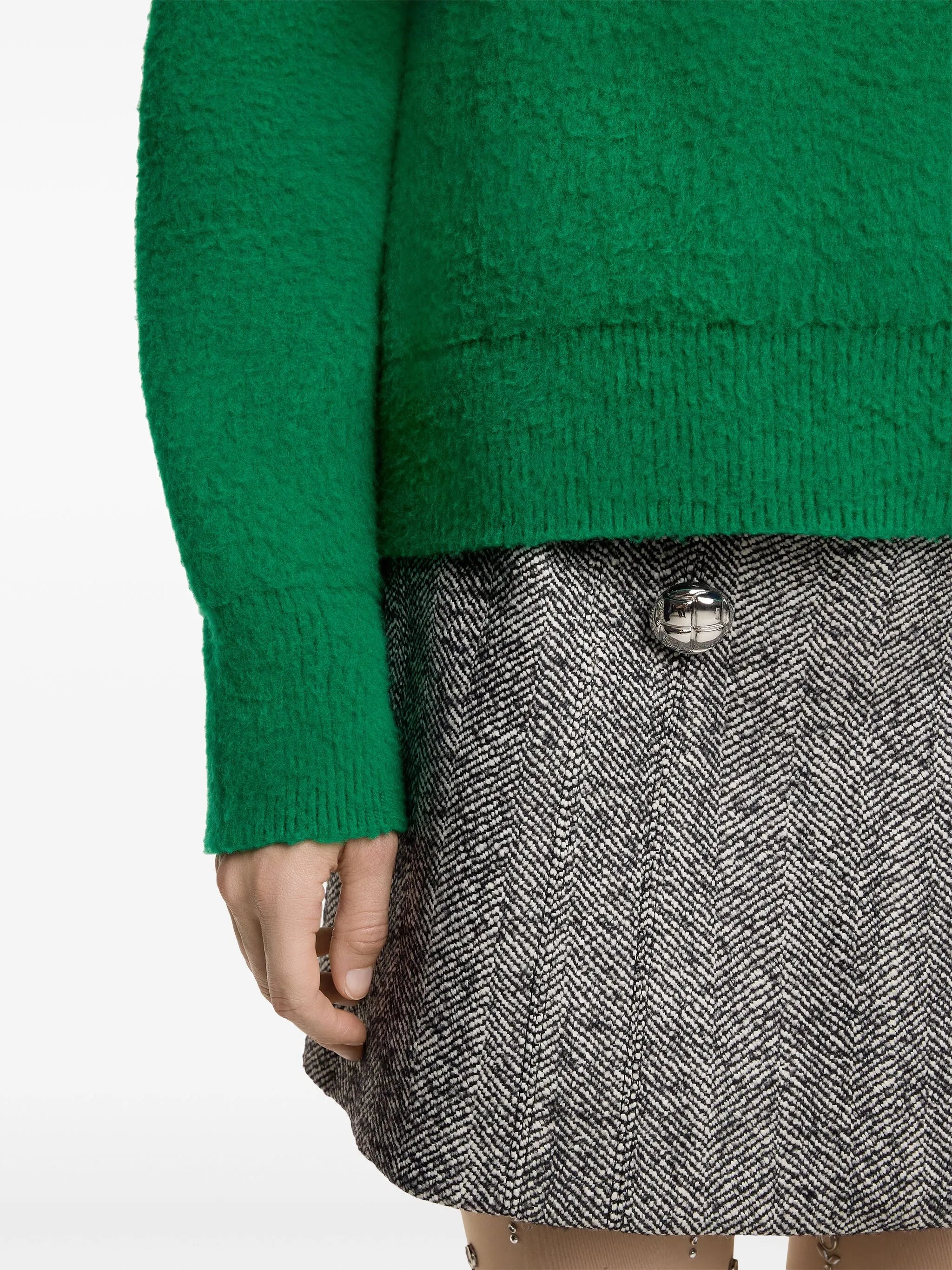 herringbone skirt