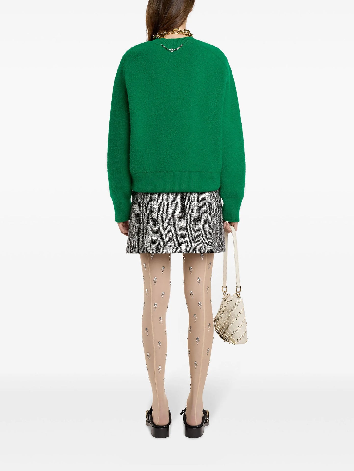 herringbone skirt