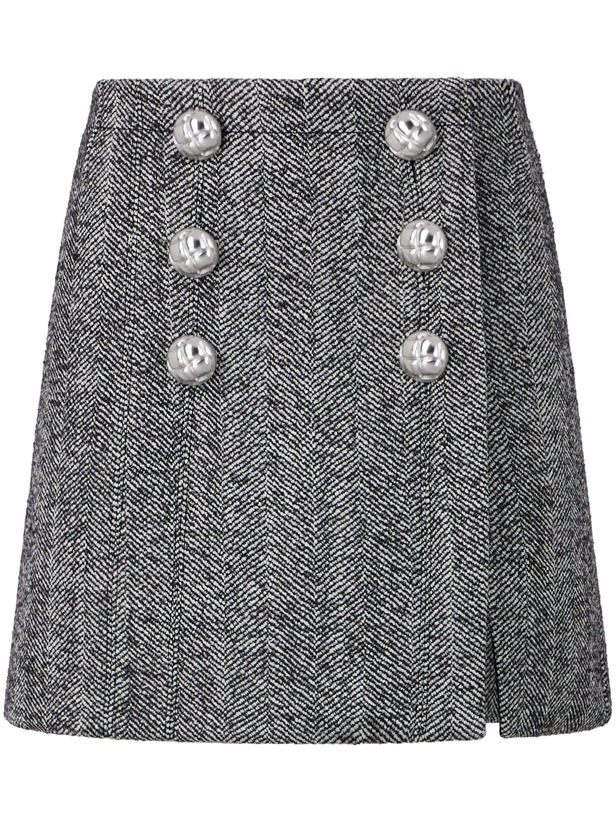 herringbone skirt