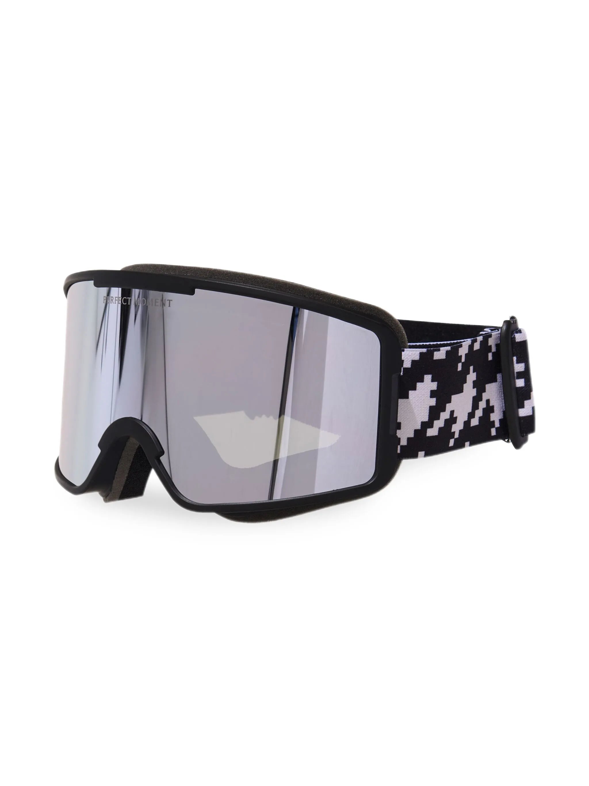 Houndstooth ski goggles