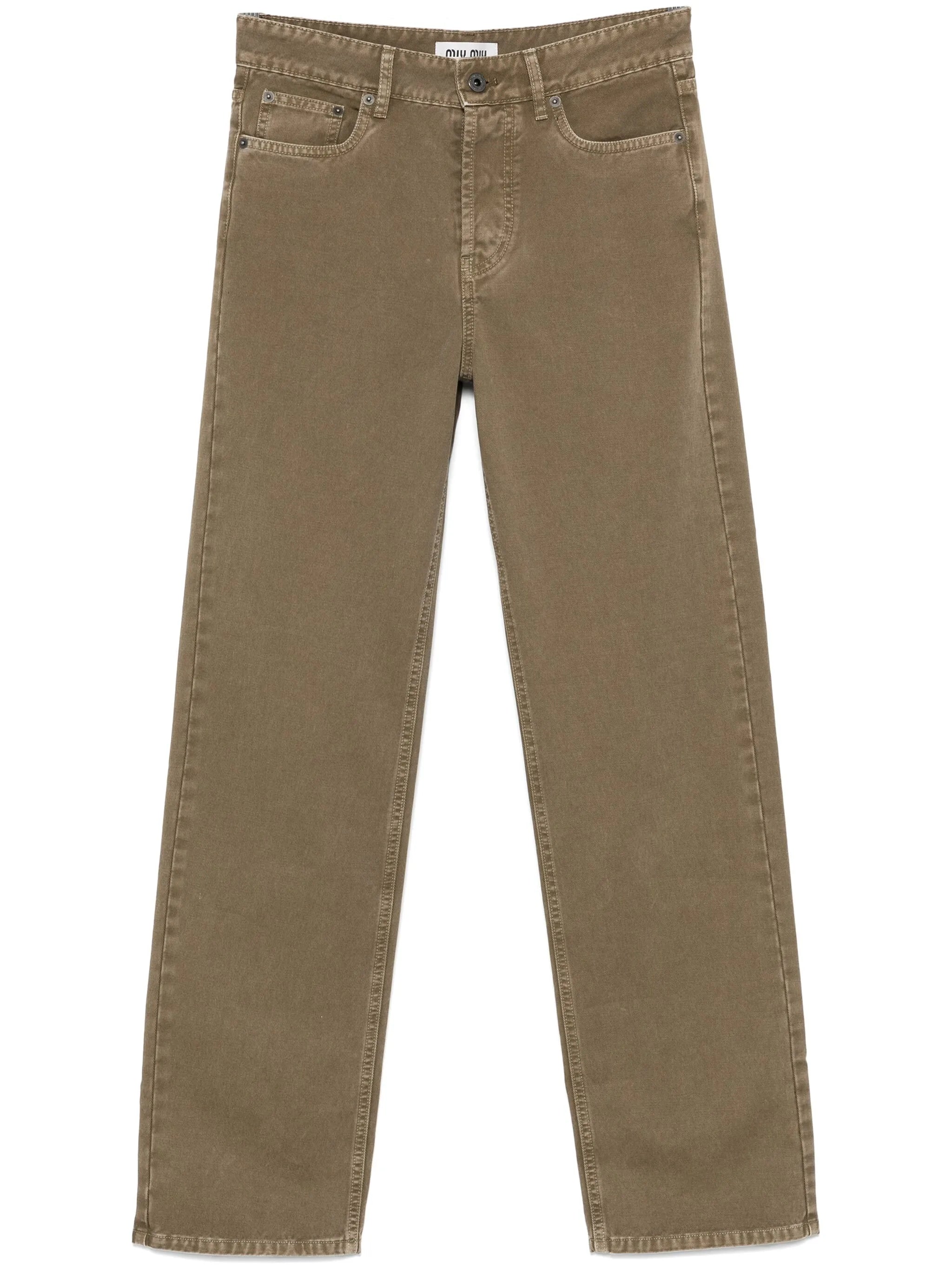 straight-leg jeans