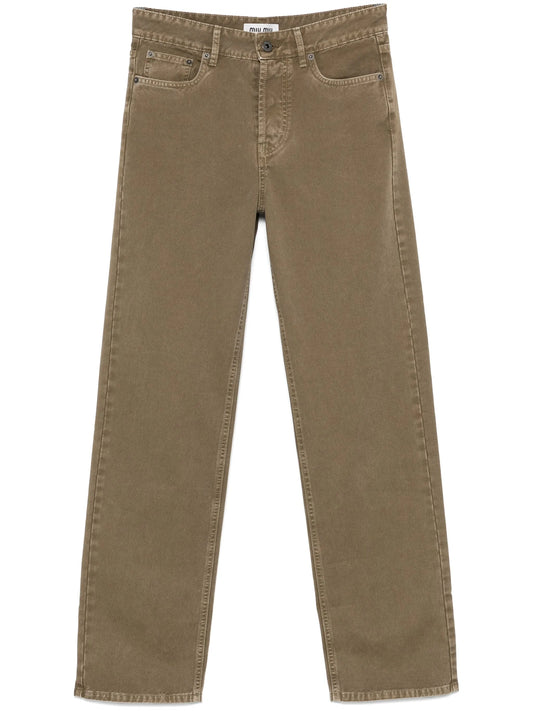 straight-leg jeans