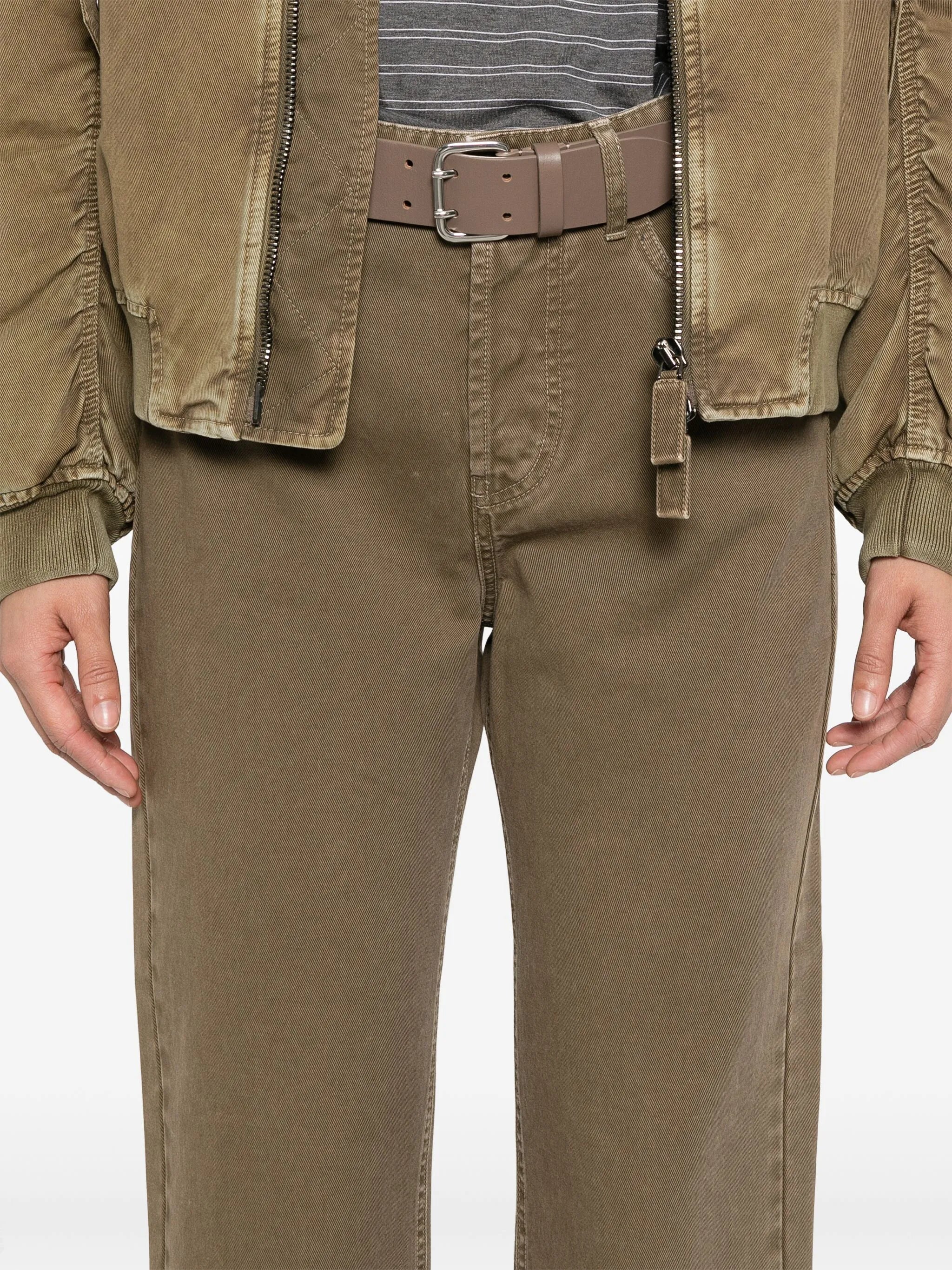 straight-leg jeans