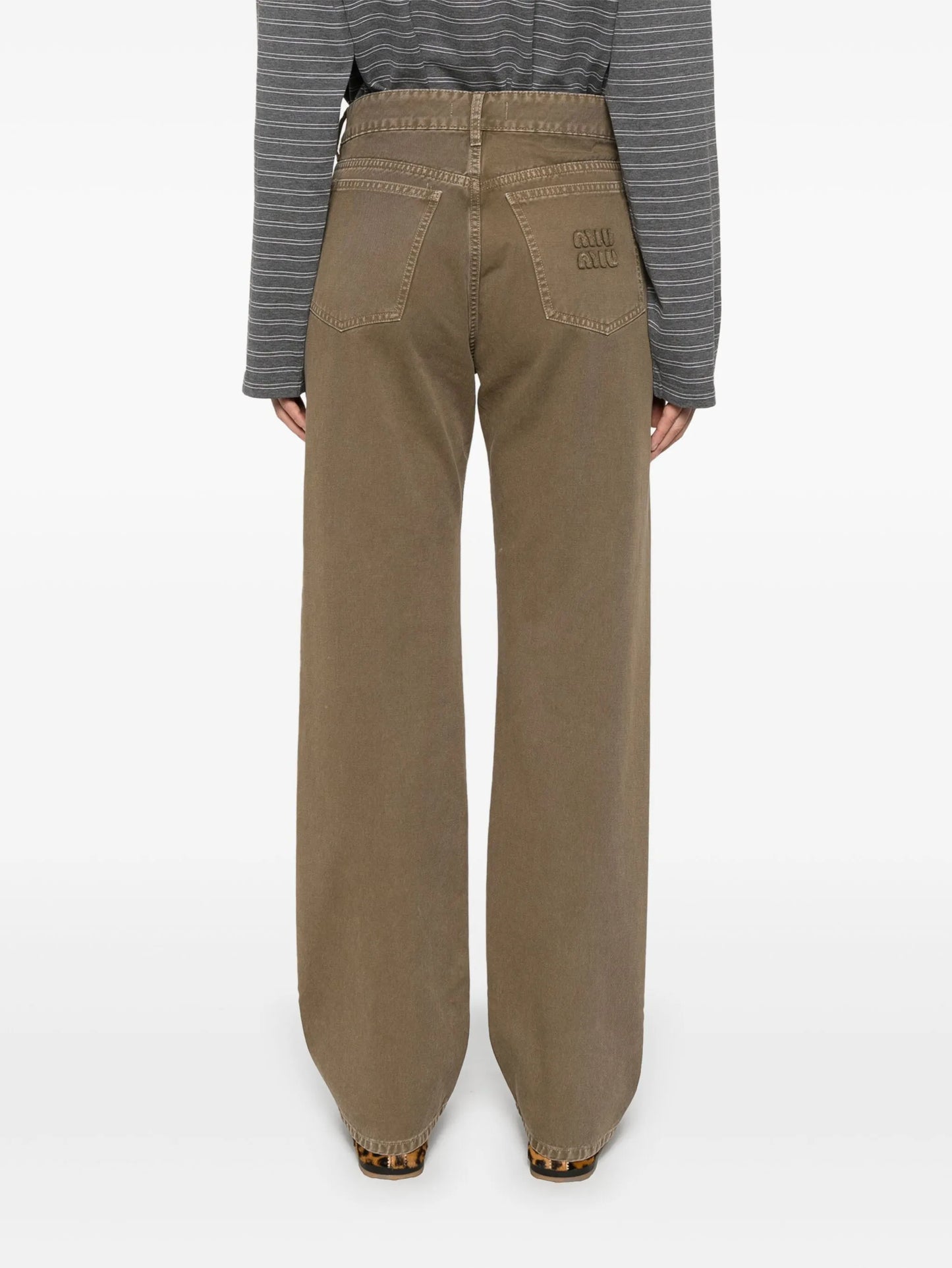 straight-leg jeans