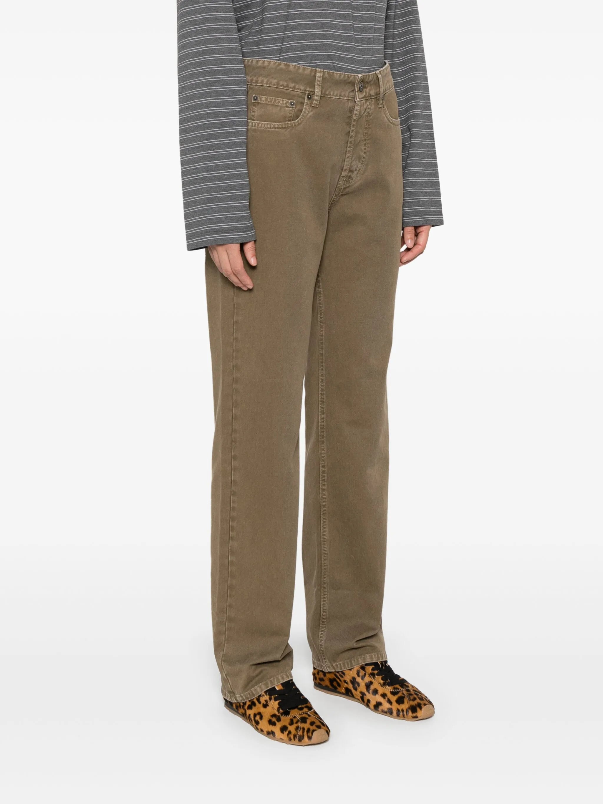 straight-leg jeans