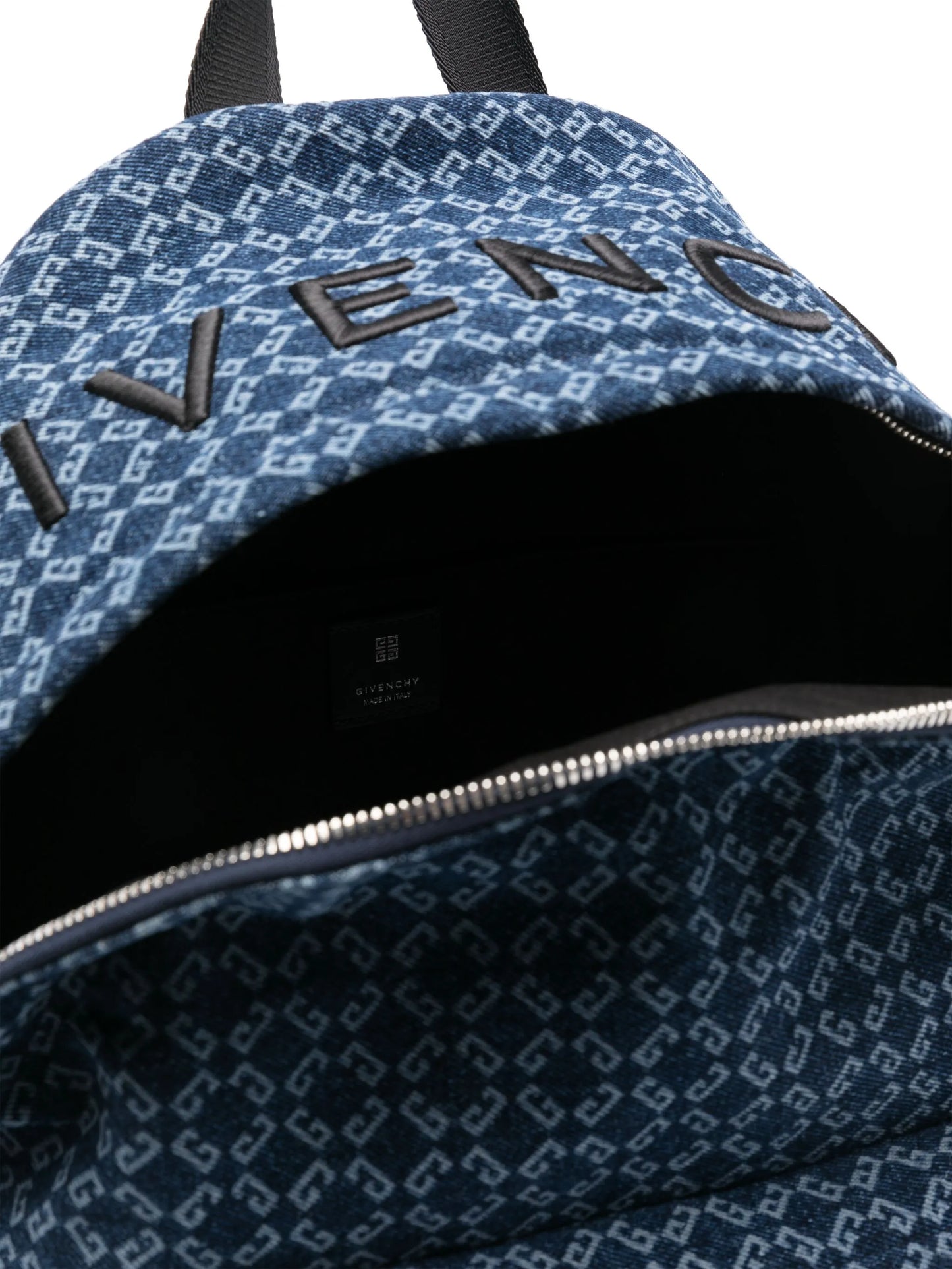 denim backpack