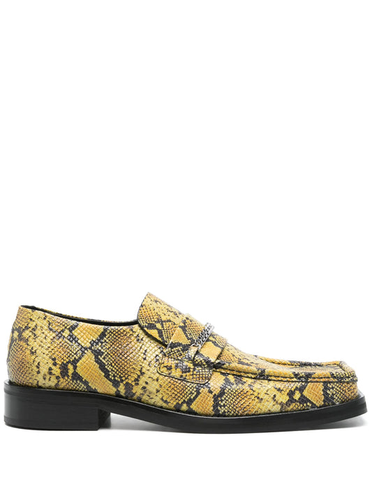 square-toe loafers