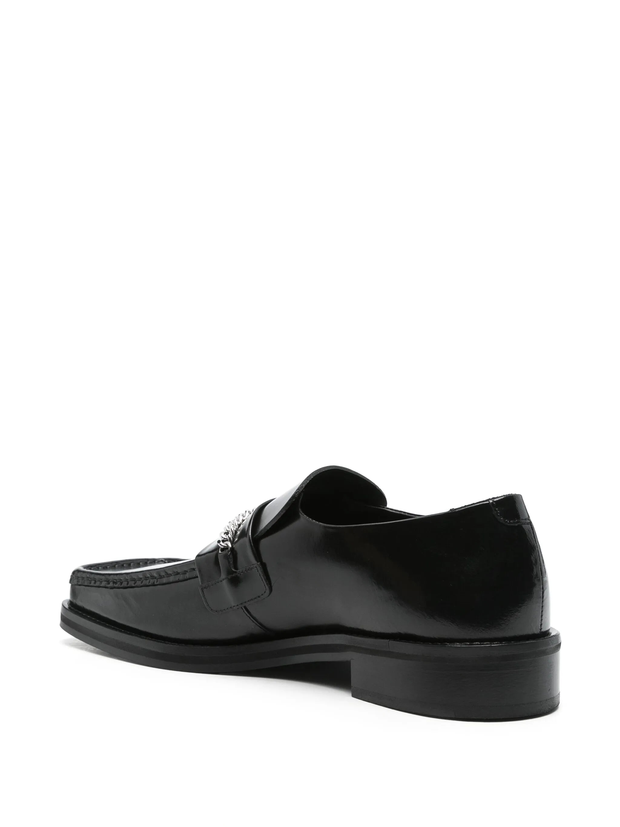 square-toe loafers