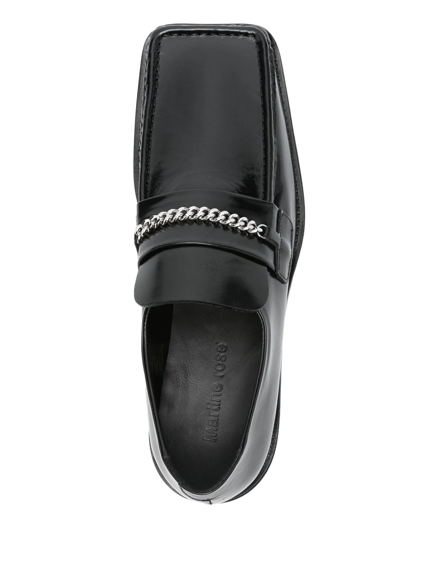 square-toe loafers