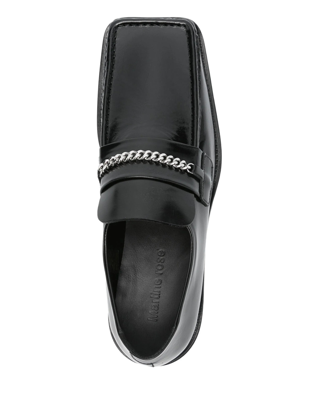 square-toe loafers
