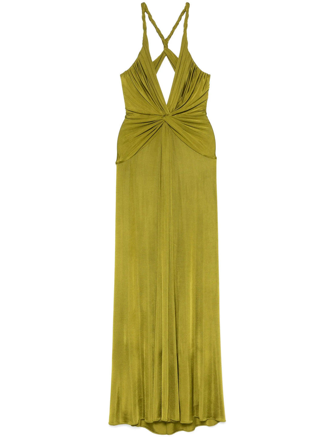 knot-detail maxi dress – Browns