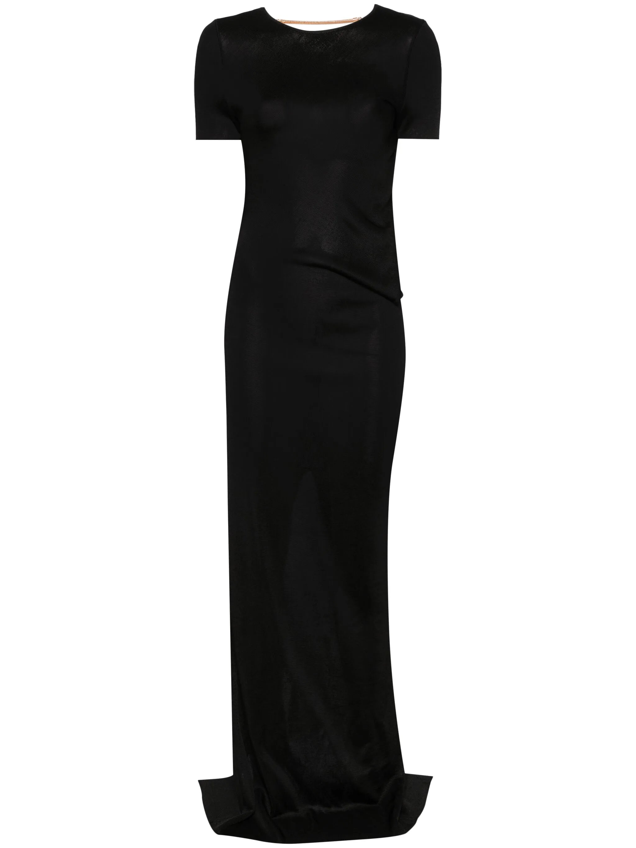 open-back gown