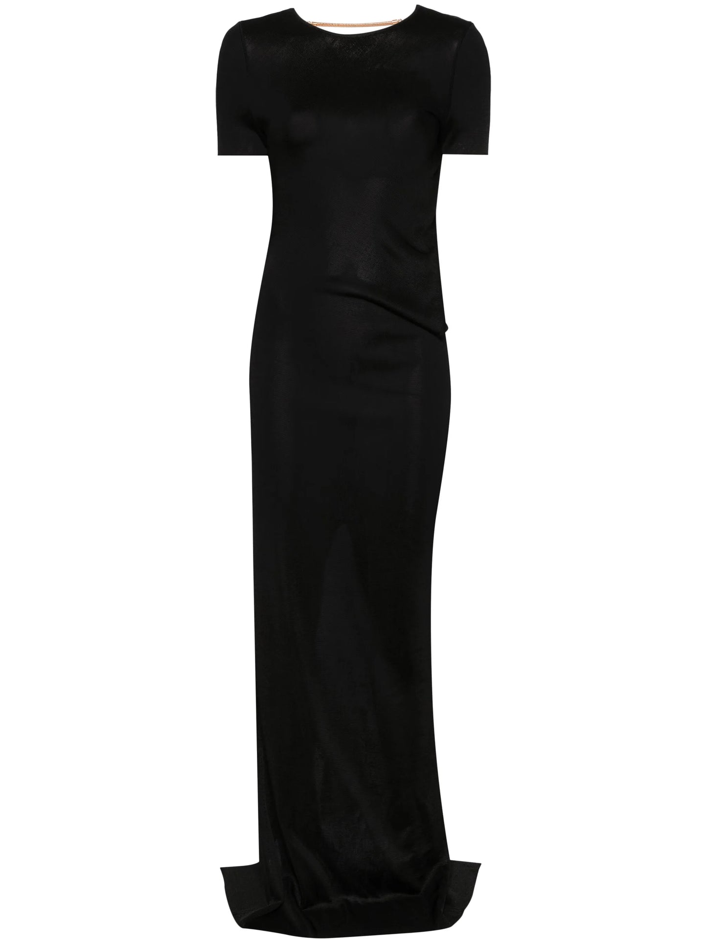 open-back gown