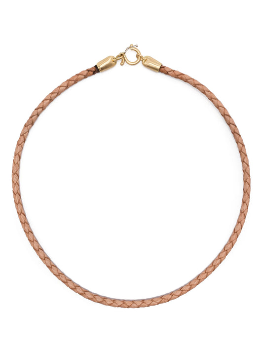 18K yellow gold Intreccia necklace