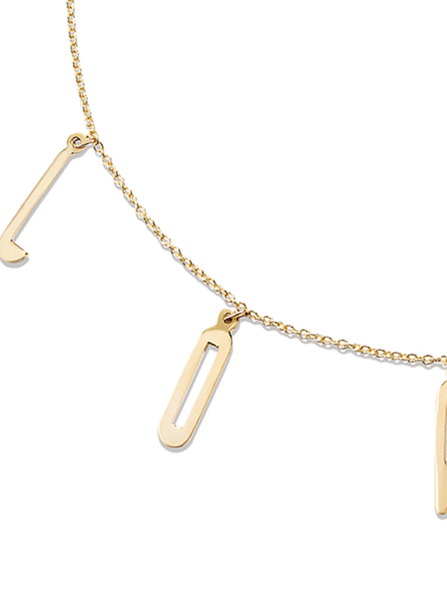 18kt yellow gold Love necklace