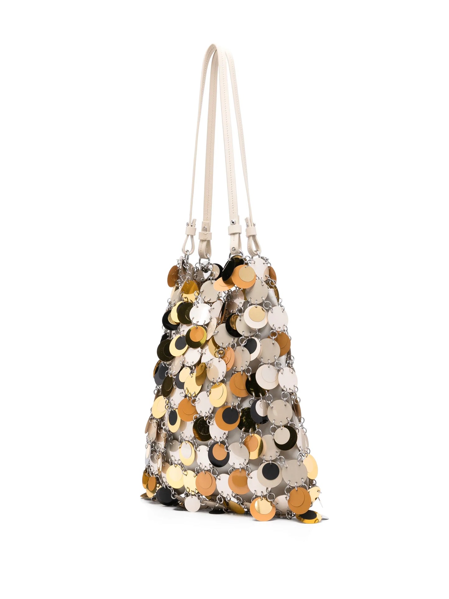 sequinned shoulder bag